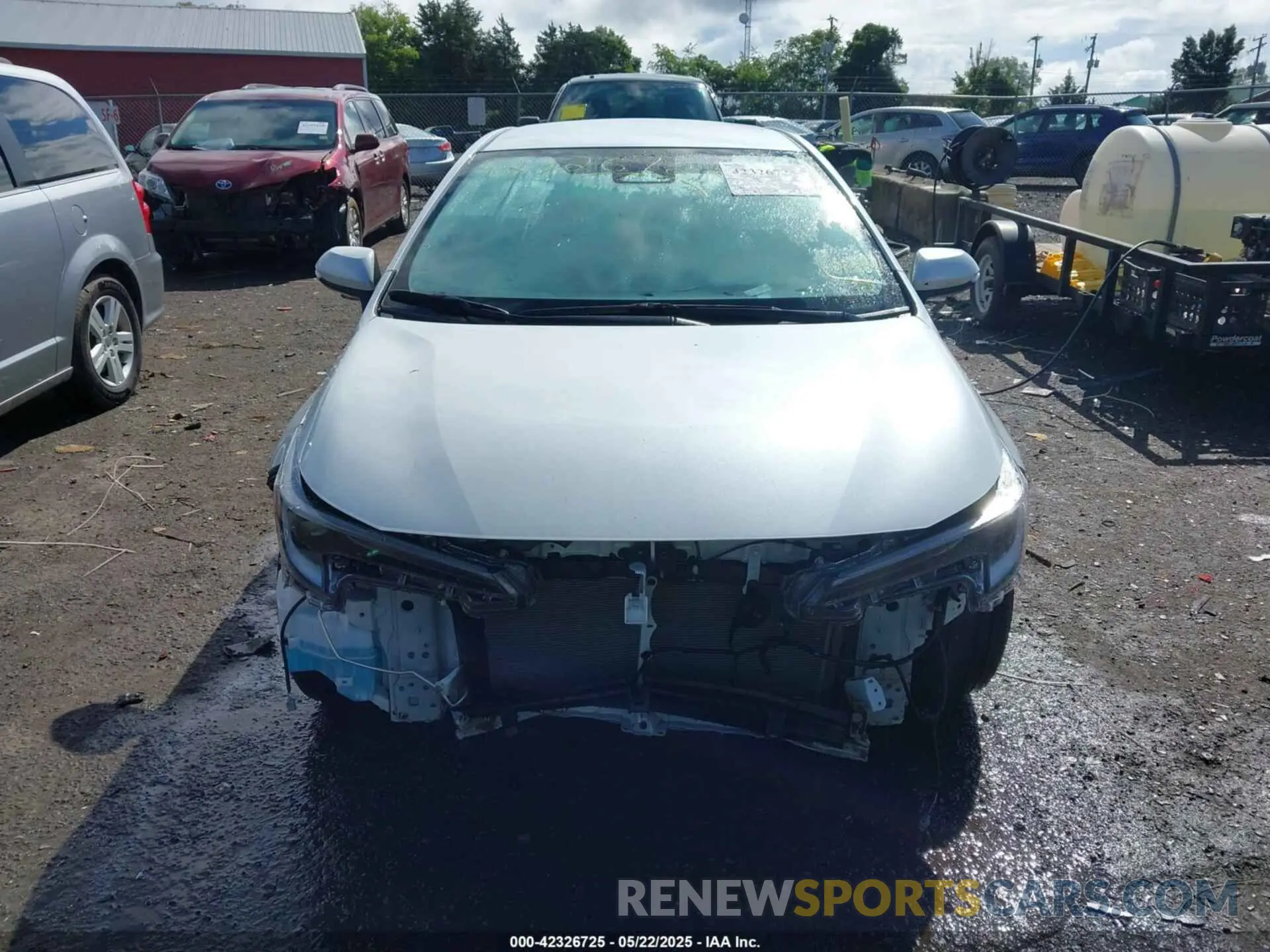 6 fotografías del automóvil dañado JTDBCMFE4S3072881 TOYOTA COROLLA 2025