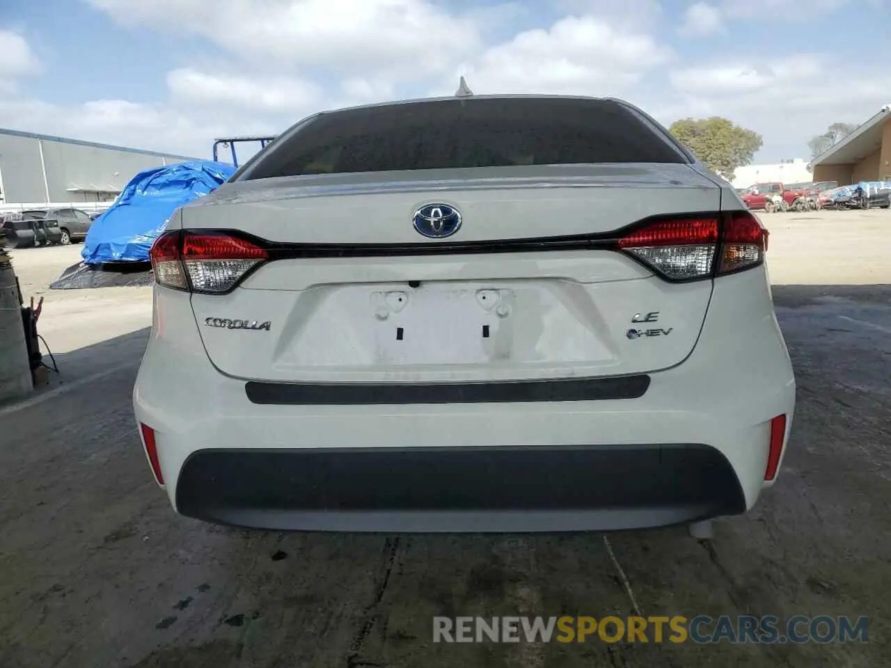 6 fotografías del automóvil dañado JTDBCMFE4SJ039360 TOYOTA COROLLA 2025
