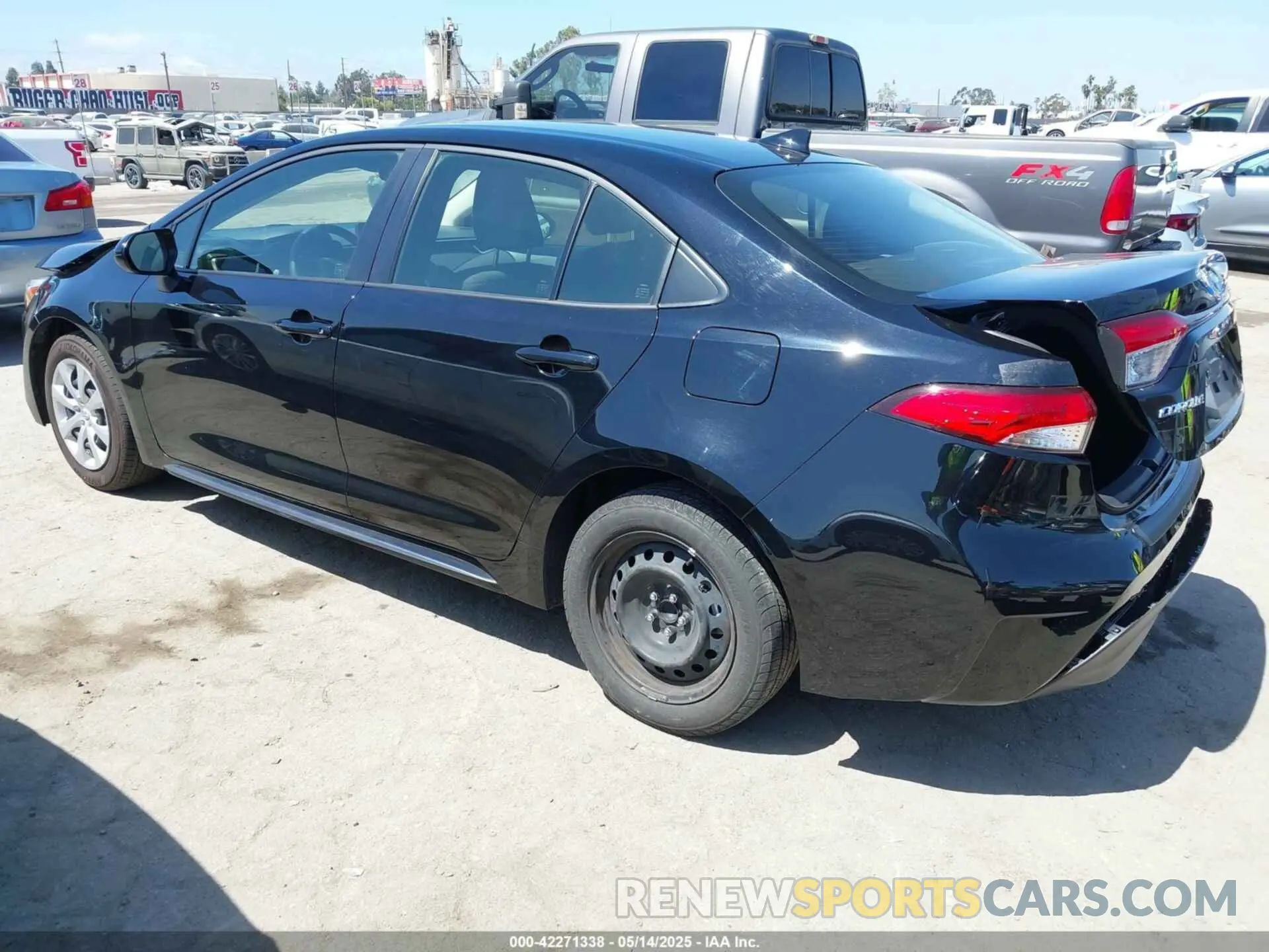 3 fotografías del automóvil dañado JTDBCMFE5SJ039562 TOYOTA COROLLA 2025
