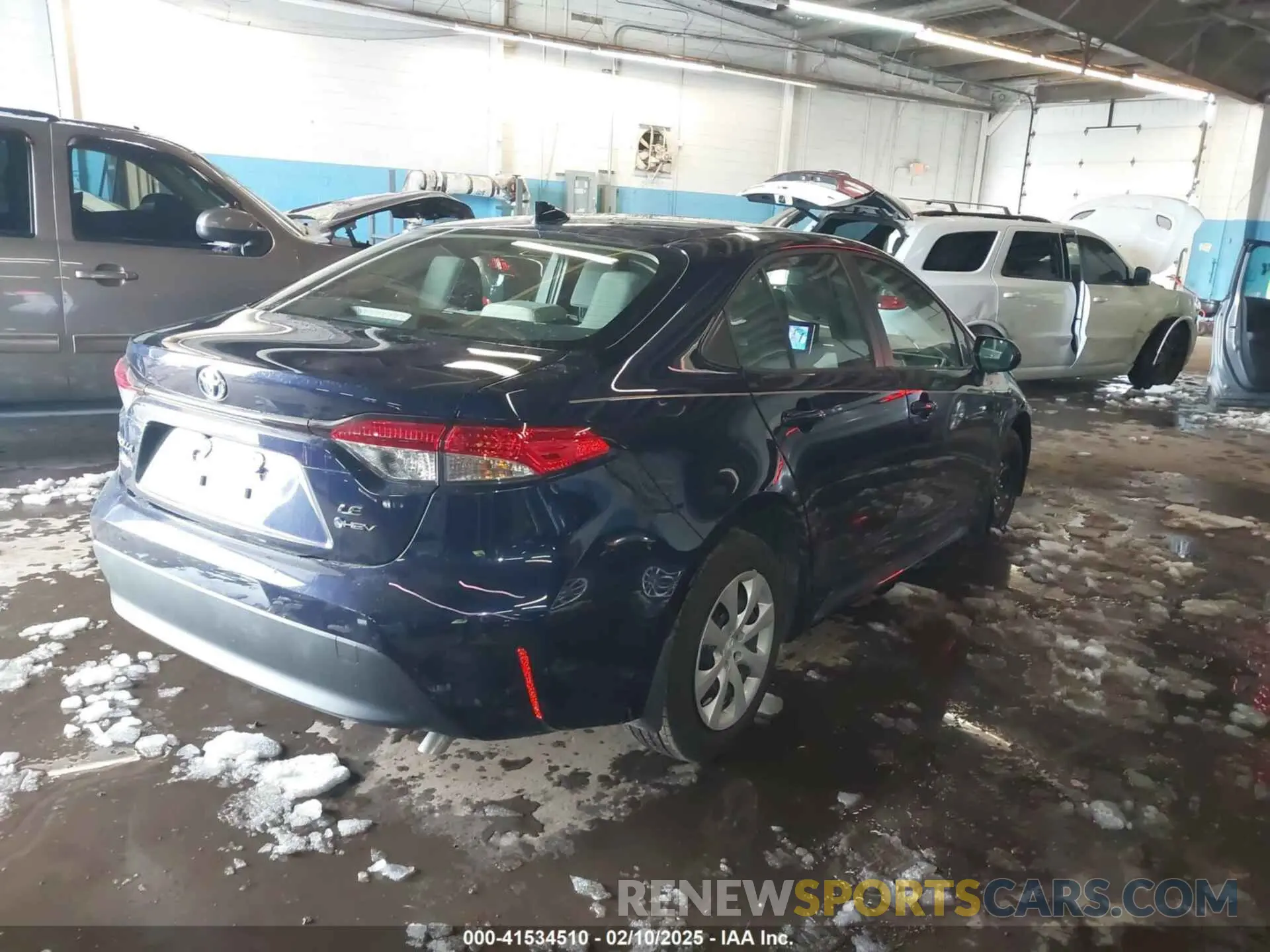 4 fotografías del automóvil dañado JTDBCMFE6S3071845 TOYOTA COROLLA 2025