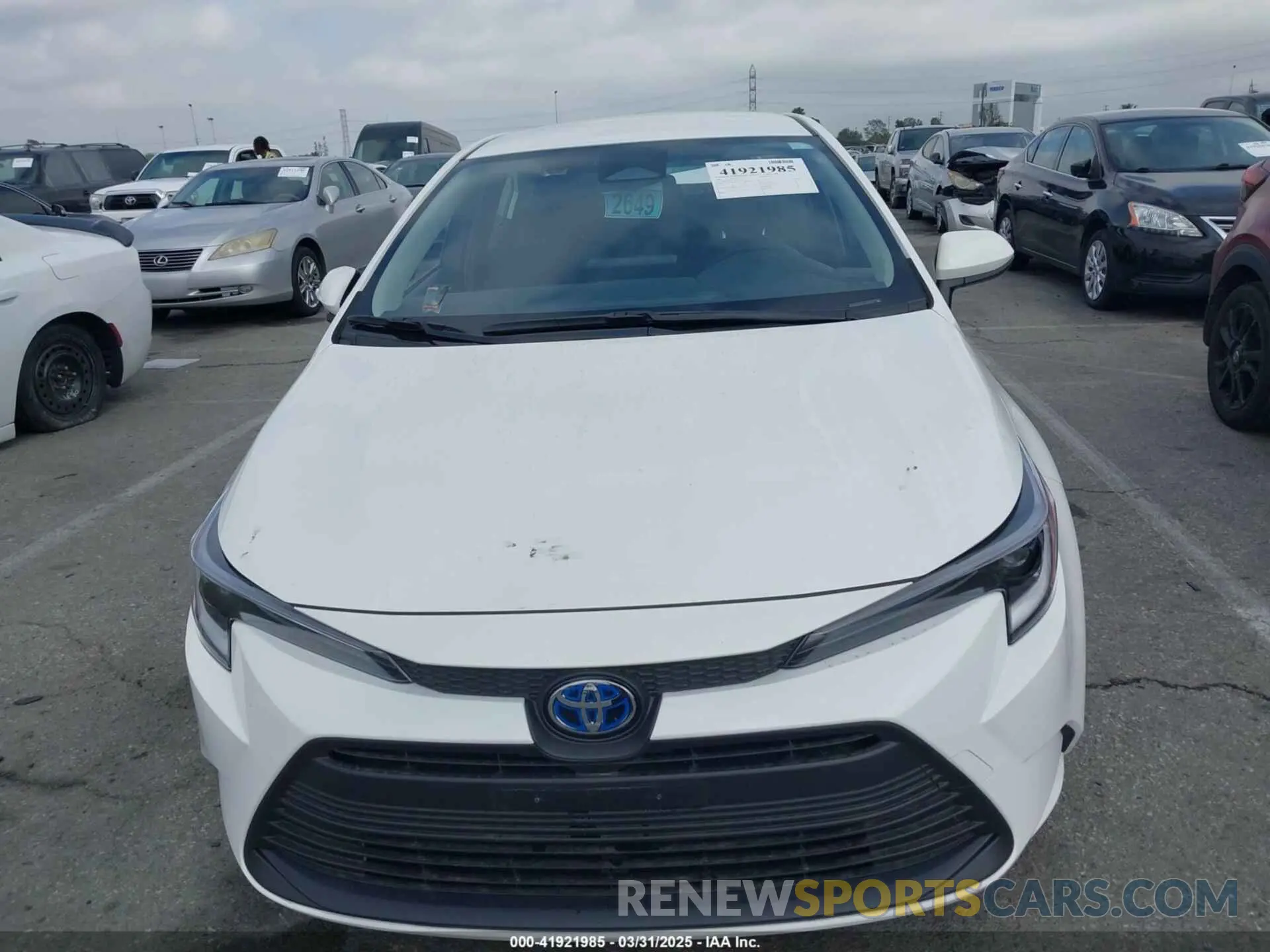 12 fotografías del automóvil dañado JTDBCMFE6S3074311 TOYOTA COROLLA 2025