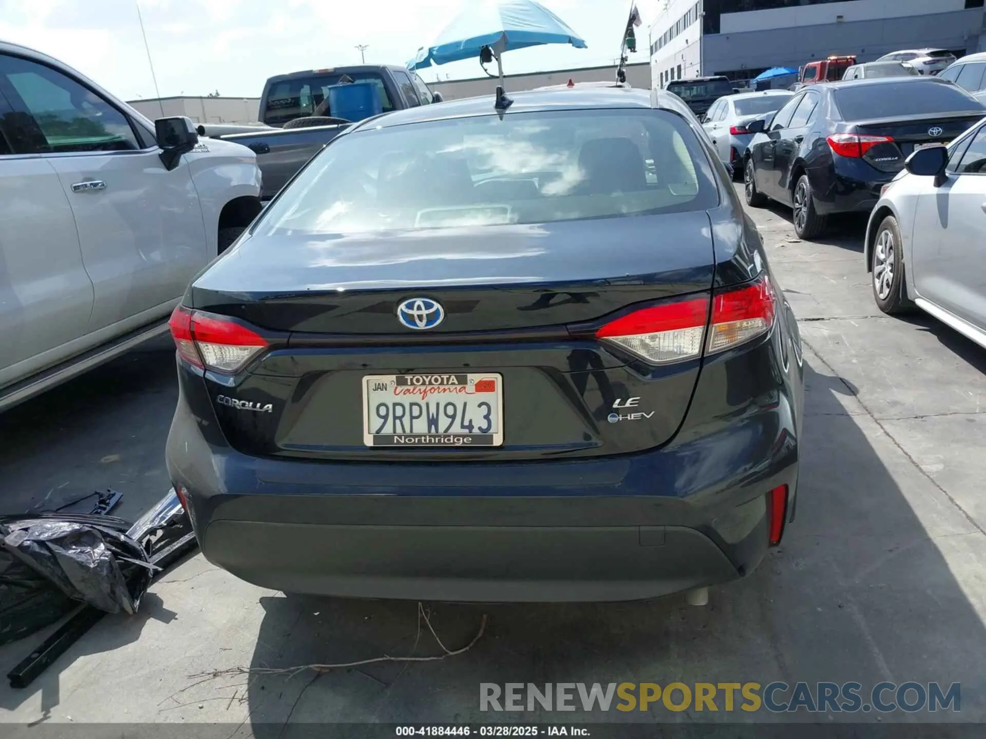 17 fotografías del automóvil dañado JTDBCMFE6S3078133 TOYOTA COROLLA 2025