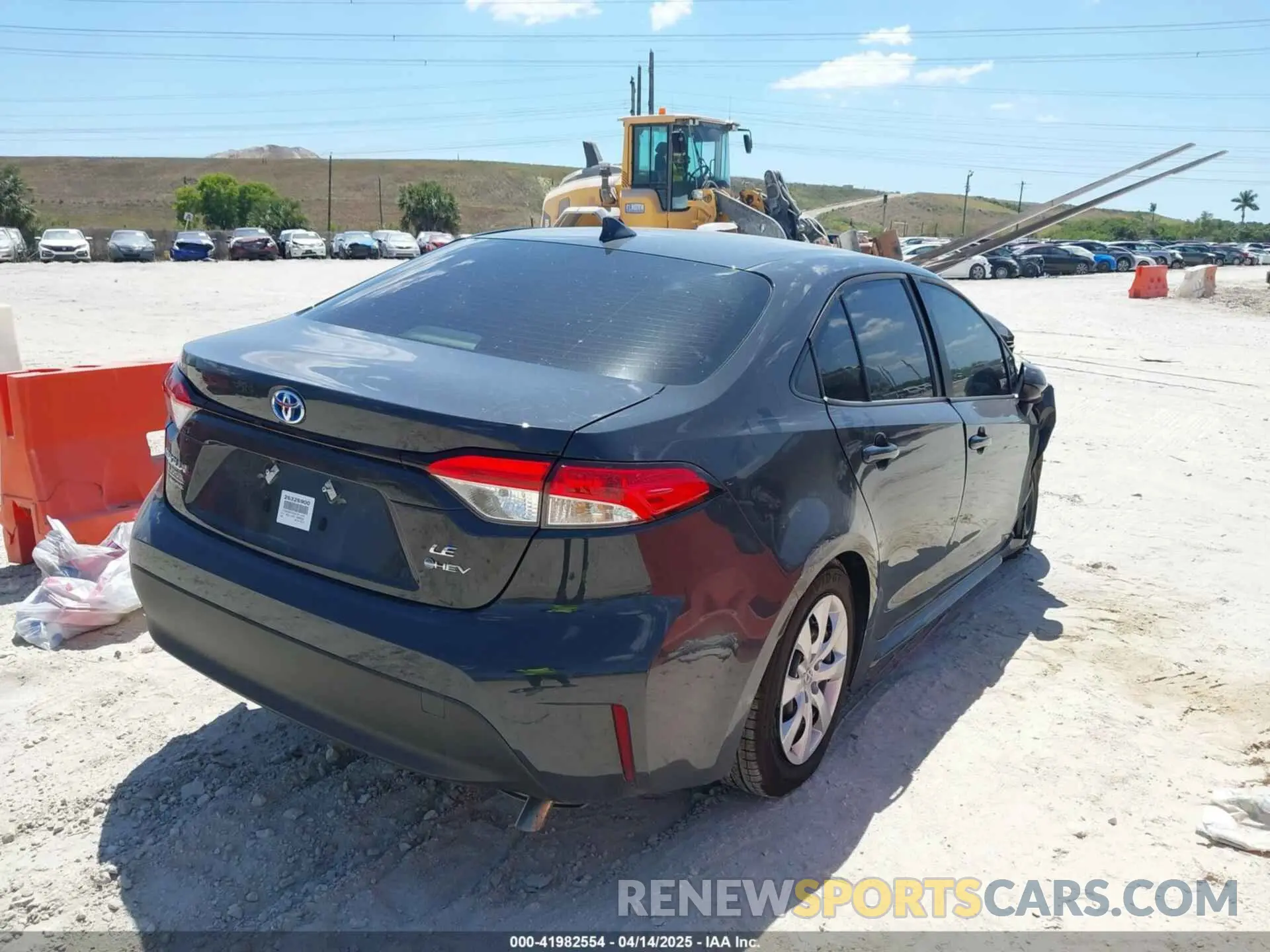 4 fotografías del automóvil dañado JTDBCMFE6S3081209 TOYOTA COROLLA 2025