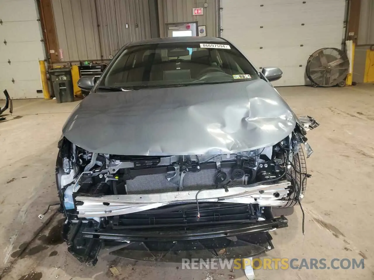 5 fotografías del automóvil dañado JTDBCMFE6SJ037903 TOYOTA COROLLA 2025