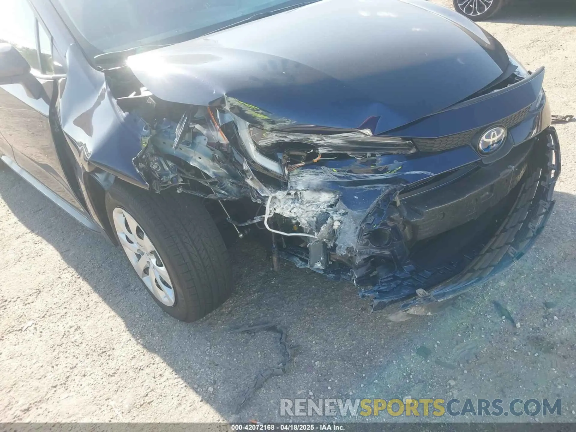 6 fotografías del automóvil dañado JTDBCMFE7S3084913 TOYOTA COROLLA 2025