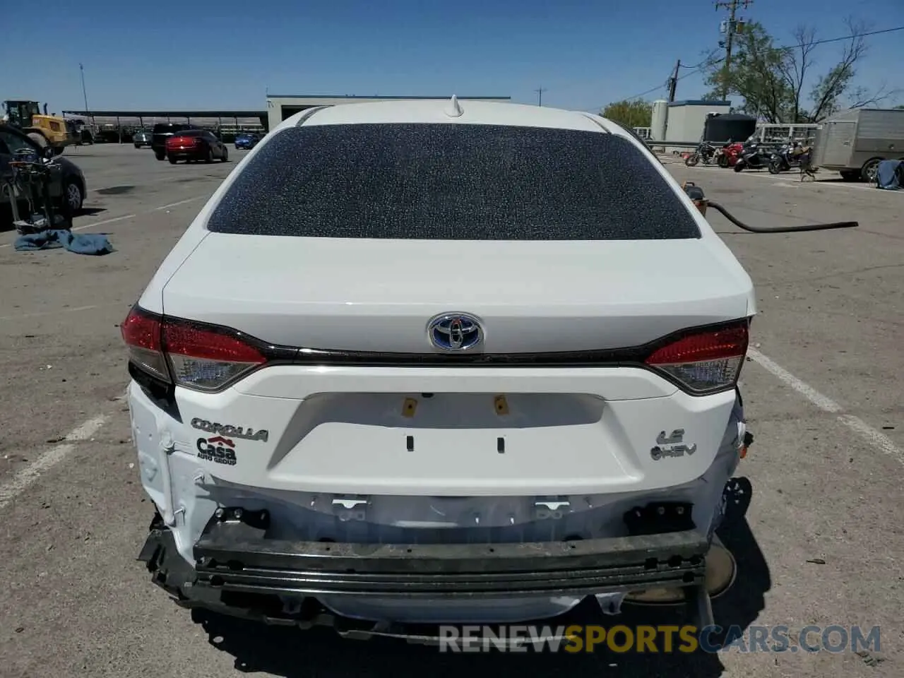 6 fotografías del automóvil dañado JTDBCMFE8SJ041662 TOYOTA COROLLA 2025