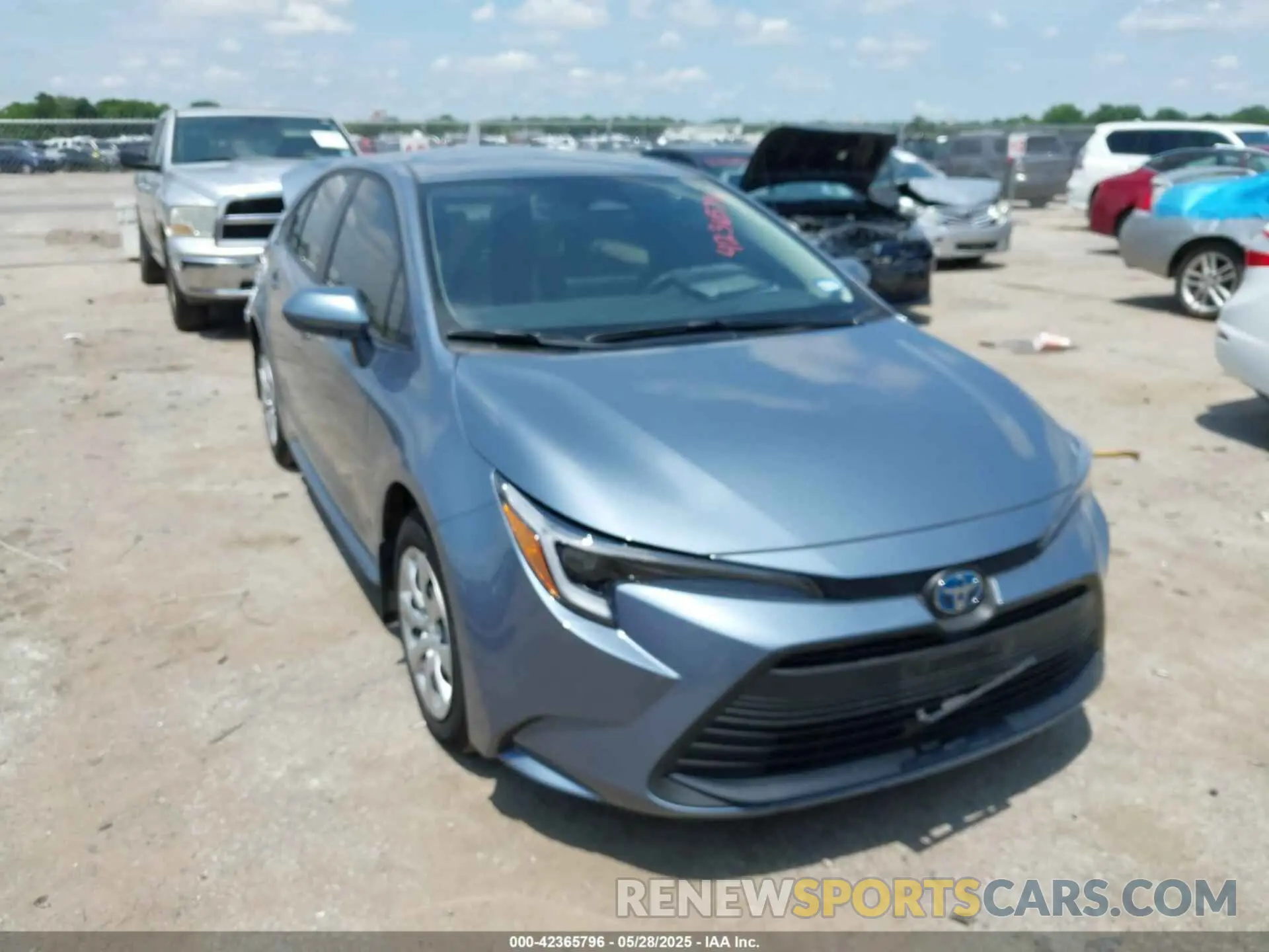 1 fotografías del automóvil dañado JTDBCMFE9S3080264 TOYOTA COROLLA 2025