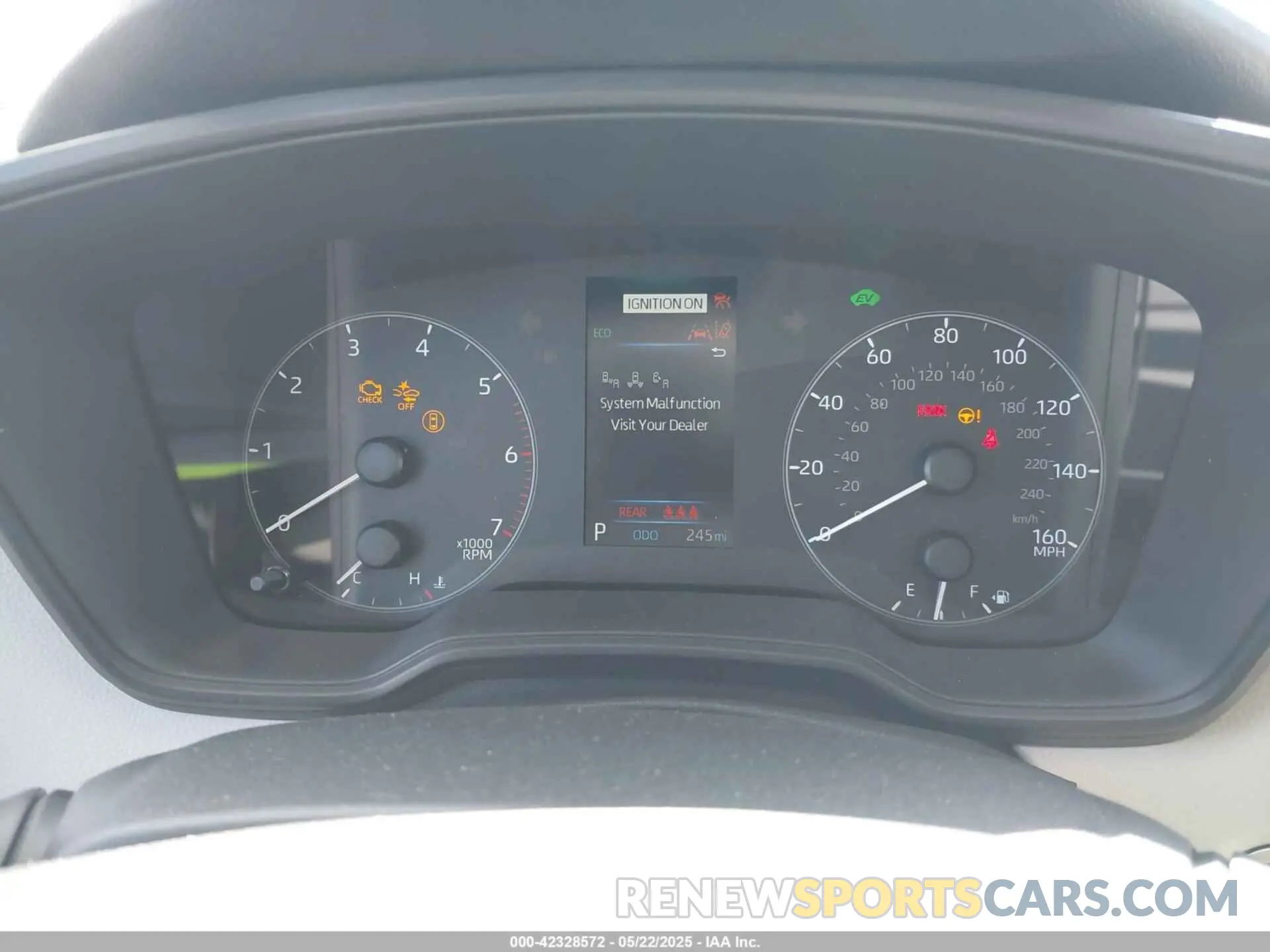 7 fotografías del automóvil dañado JTDBCMFEXS3091659 TOYOTA COROLLA 2025