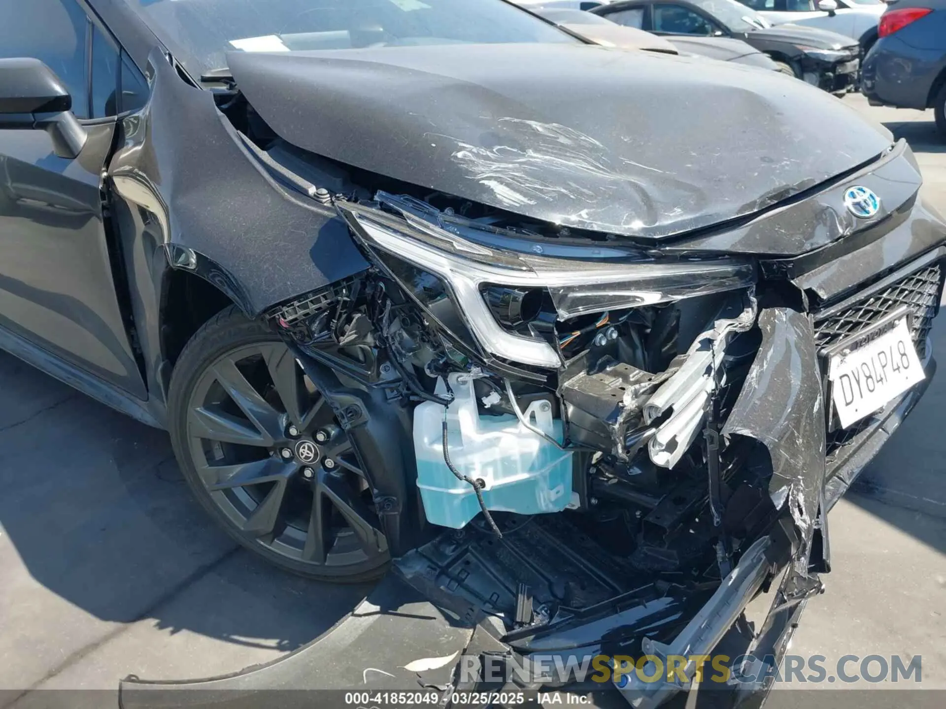 6 fotografías del automóvil dañado JTDBCMFEXSJ041677 TOYOTA COROLLA 2025