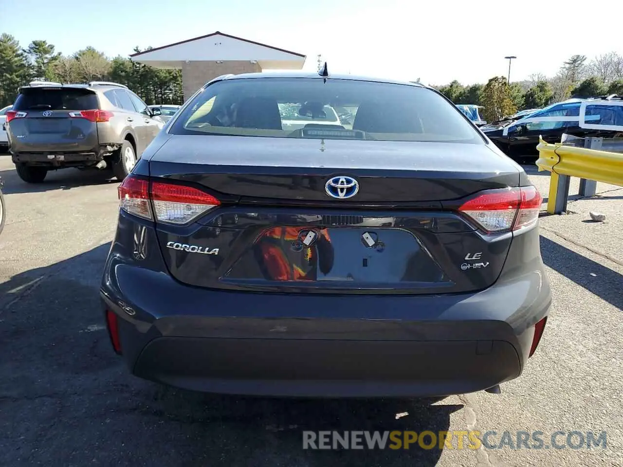 6 fotografías del automóvil dañado JTDBDMHE1S3016696 TOYOTA COROLLA 2025