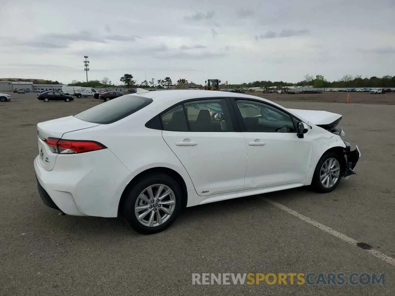3 fotografías del automóvil dañado JTDBDMHE4SJ011696 TOYOTA COROLLA 2025