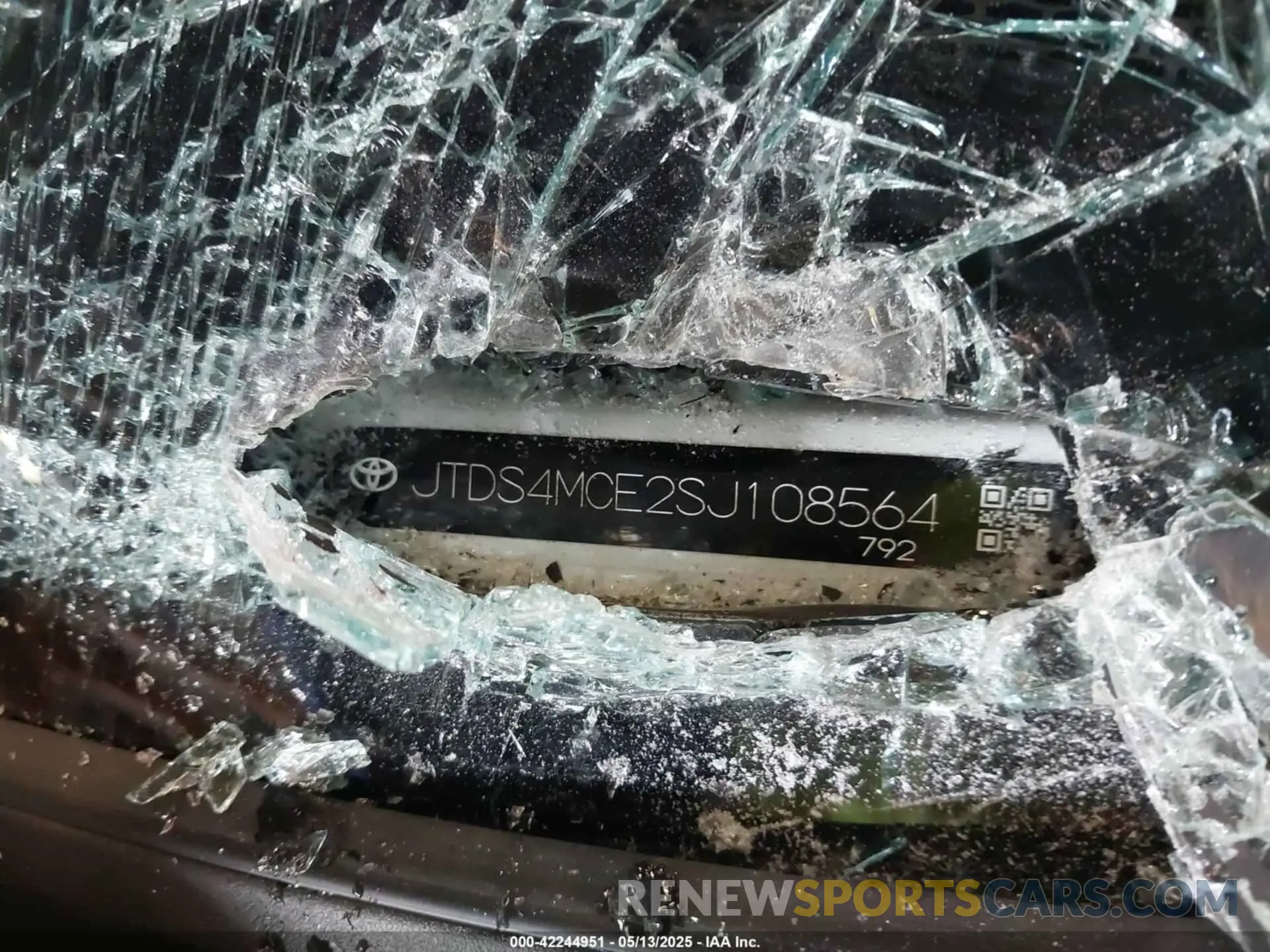 9 fotografías del automóvil dañado JTDS4MCE2SJ108564 TOYOTA COROLLA 2025