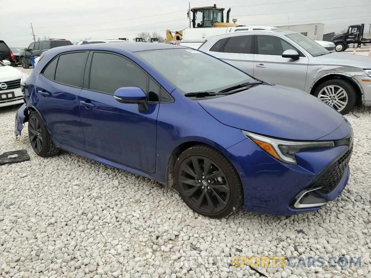 4 fotografías del automóvil dañado JTNC4MBE3S3236205 TOYOTA COROLLA 2025