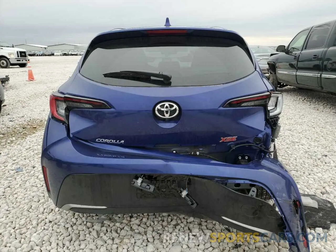 6 fotografías del automóvil dañado JTNC4MBE3S3236205 TOYOTA COROLLA 2025