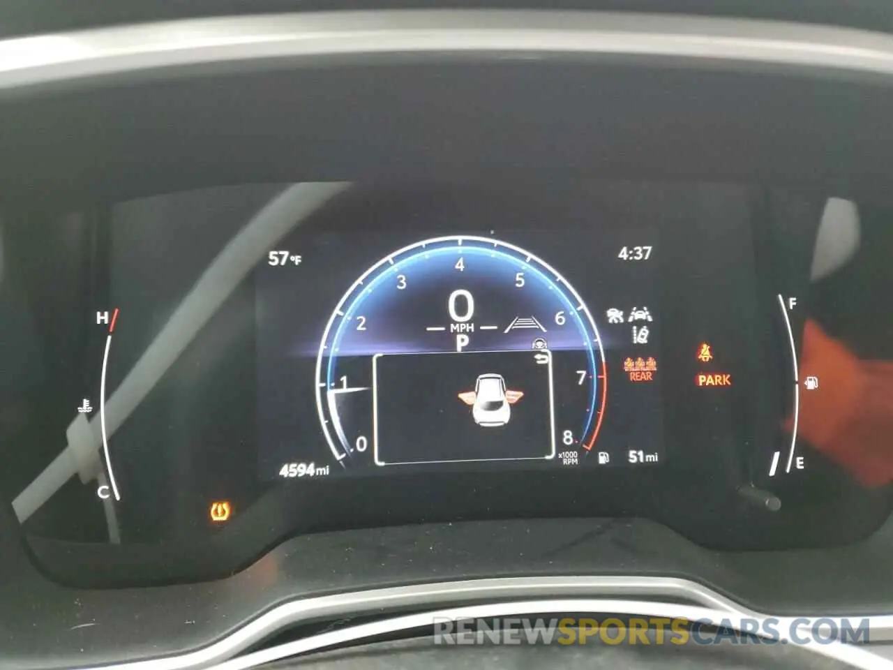 9 fotografías del automóvil dañado JTNC4MBE3S3236205 TOYOTA COROLLA 2025