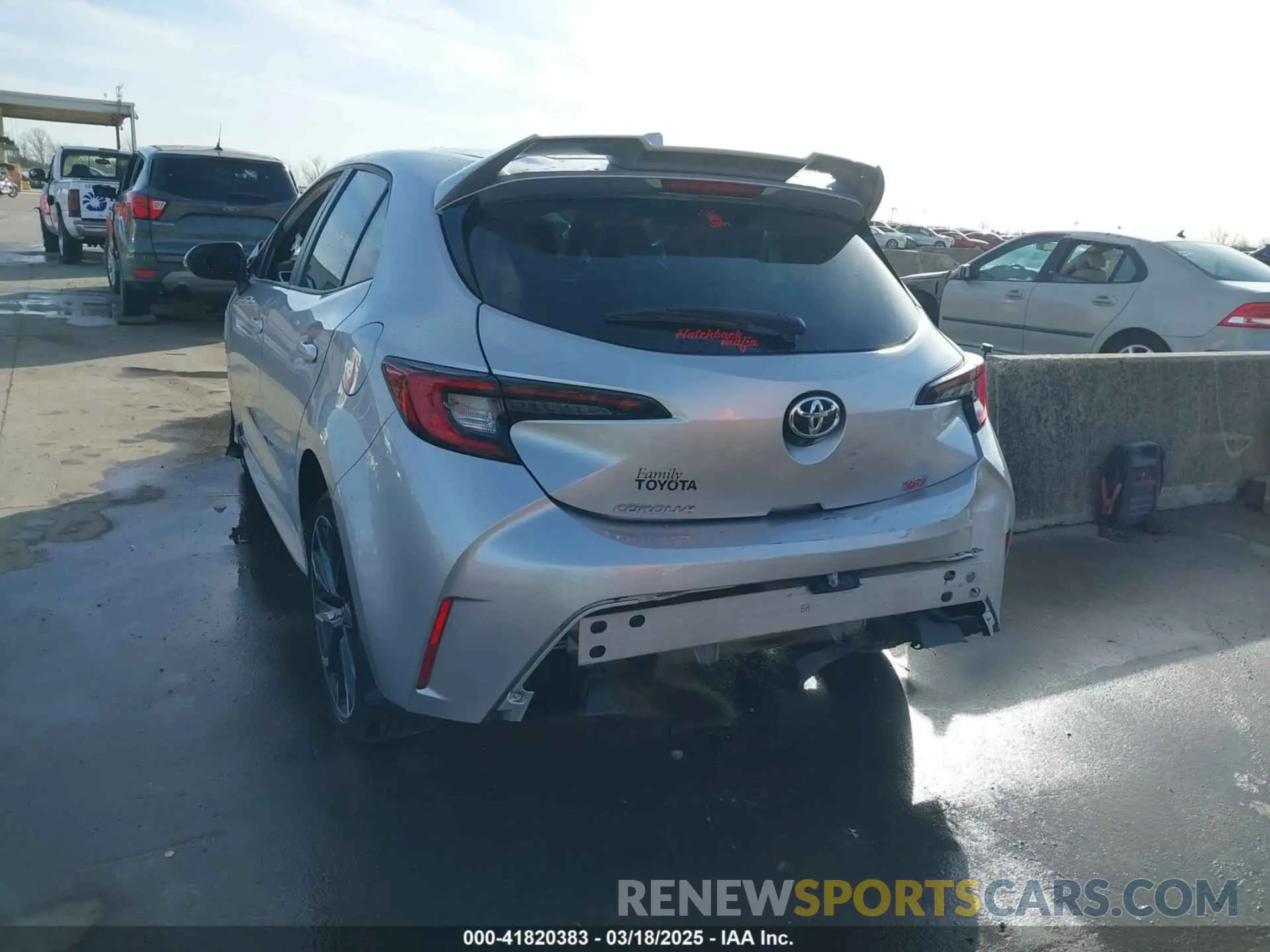 18 fotografías del automóvil dañado JTNC4MBEXS3242177 TOYOTA COROLLA 2025