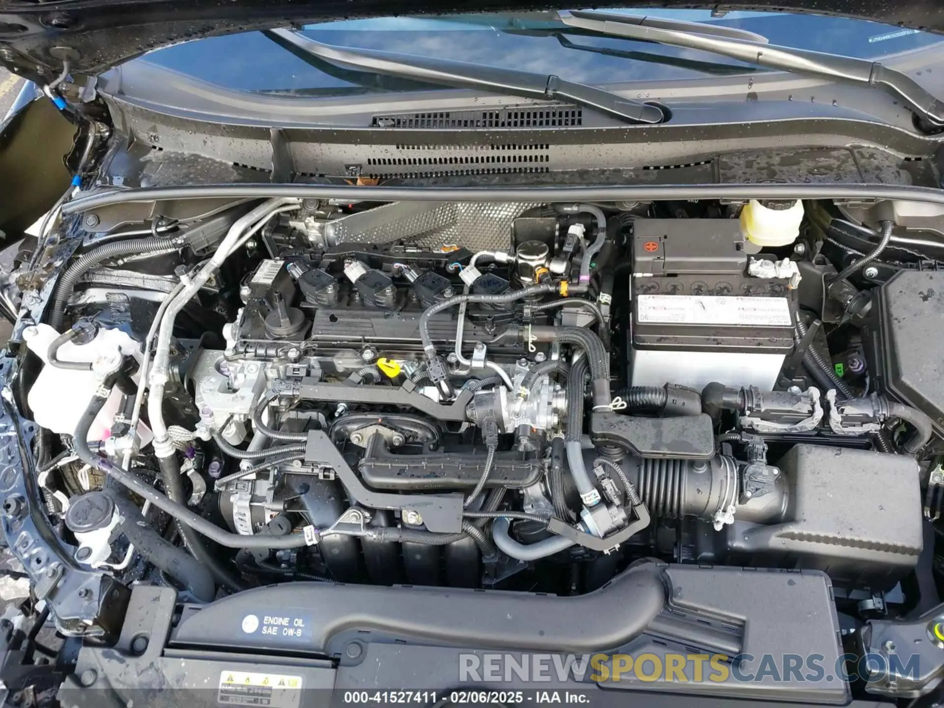 10 fotografías del automóvil dañado JTND4MBE0S3239051 TOYOTA COROLLA 2025