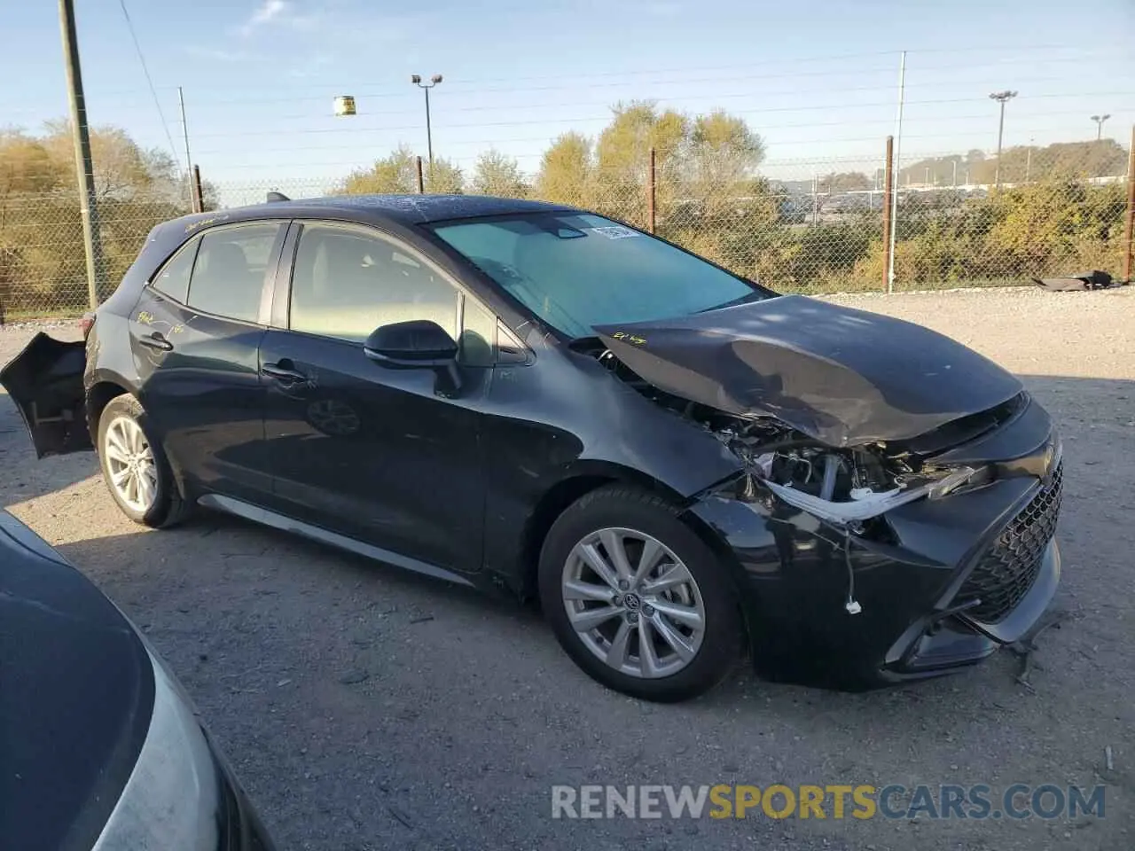 4 fotografías del automóvil dañado JTND4MBE6S3233755 TOYOTA COROLLA 2025