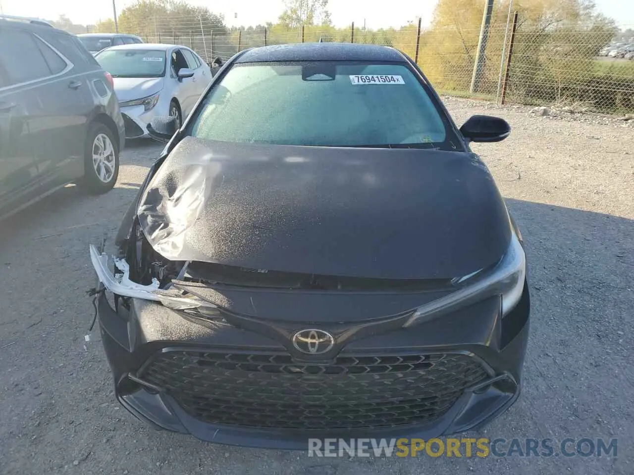 5 fotografías del automóvil dañado JTND4MBE6S3233755 TOYOTA COROLLA 2025
