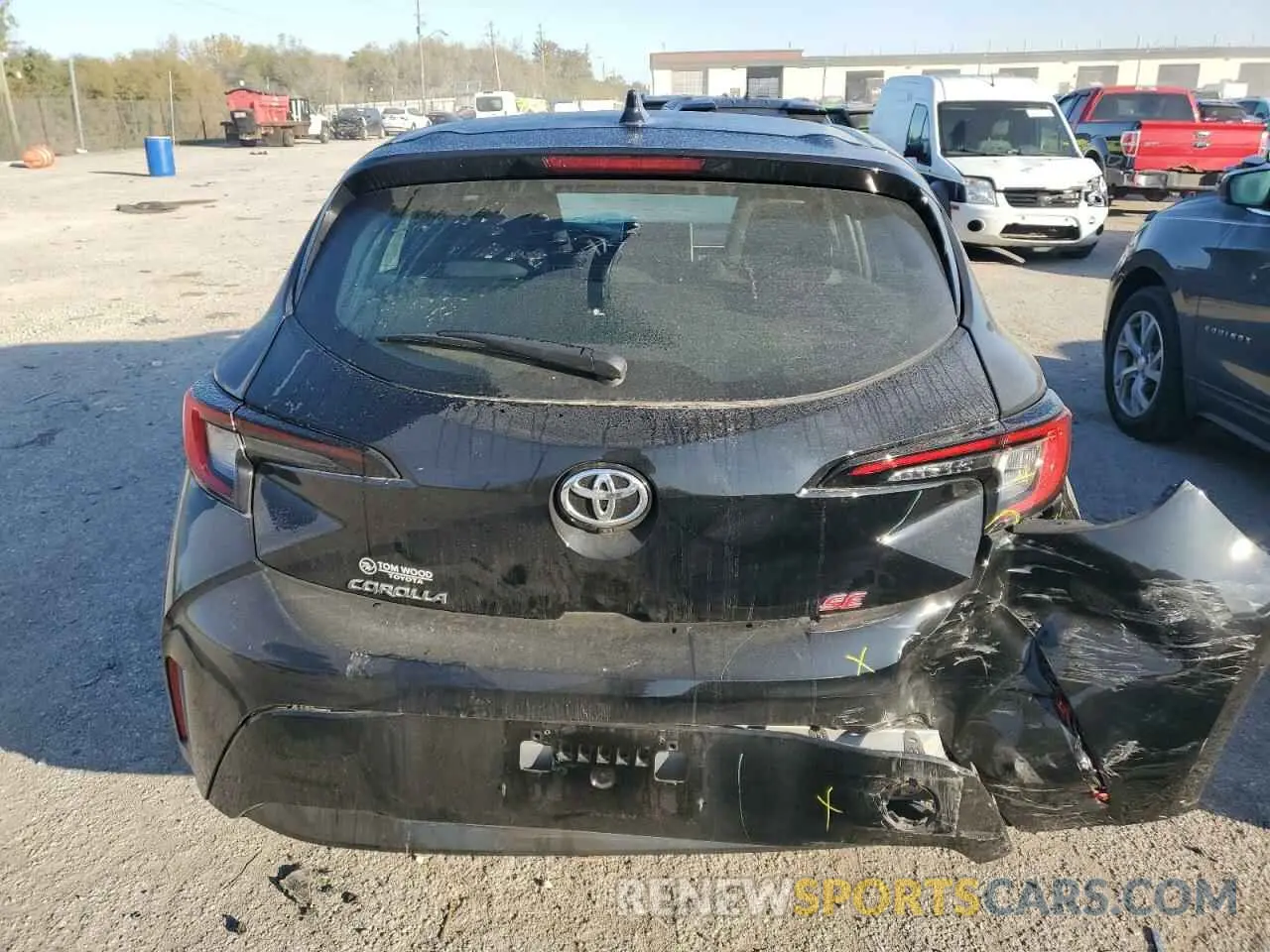 6 fotografías del automóvil dañado JTND4MBE6S3233755 TOYOTA COROLLA 2025