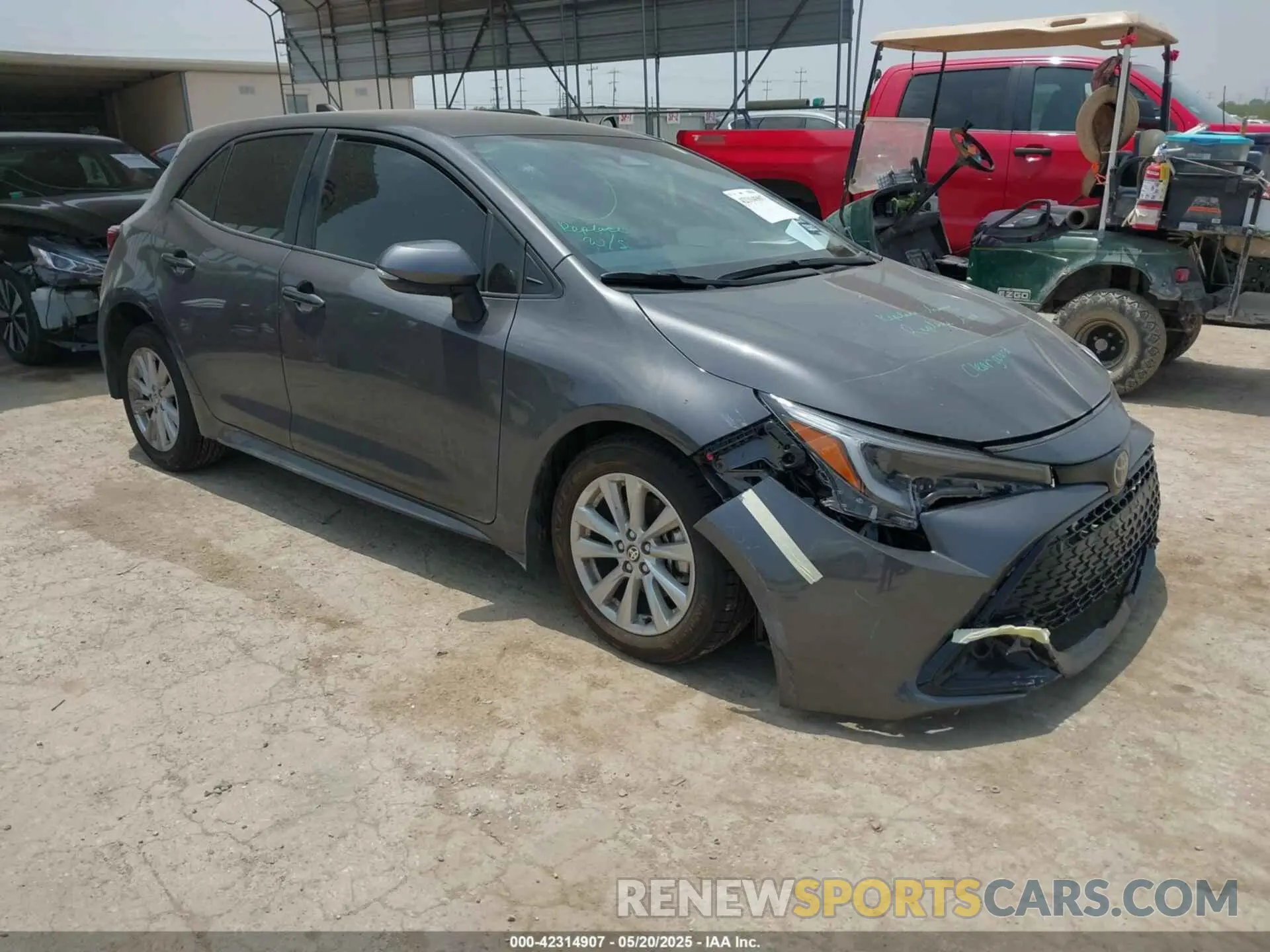 1 fotografías del automóvil dañado JTND4MBE6S3241970 TOYOTA COROLLA 2025