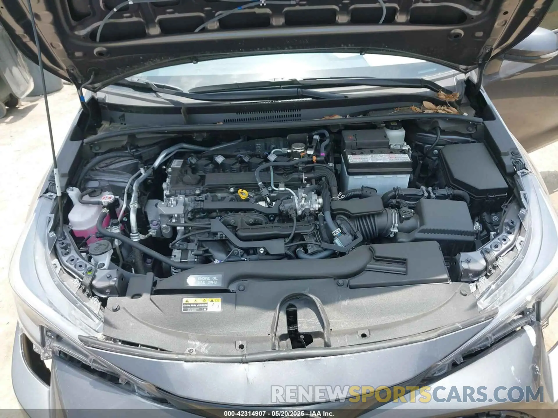 10 fotografías del automóvil dañado JTND4MBE6S3241970 TOYOTA COROLLA 2025