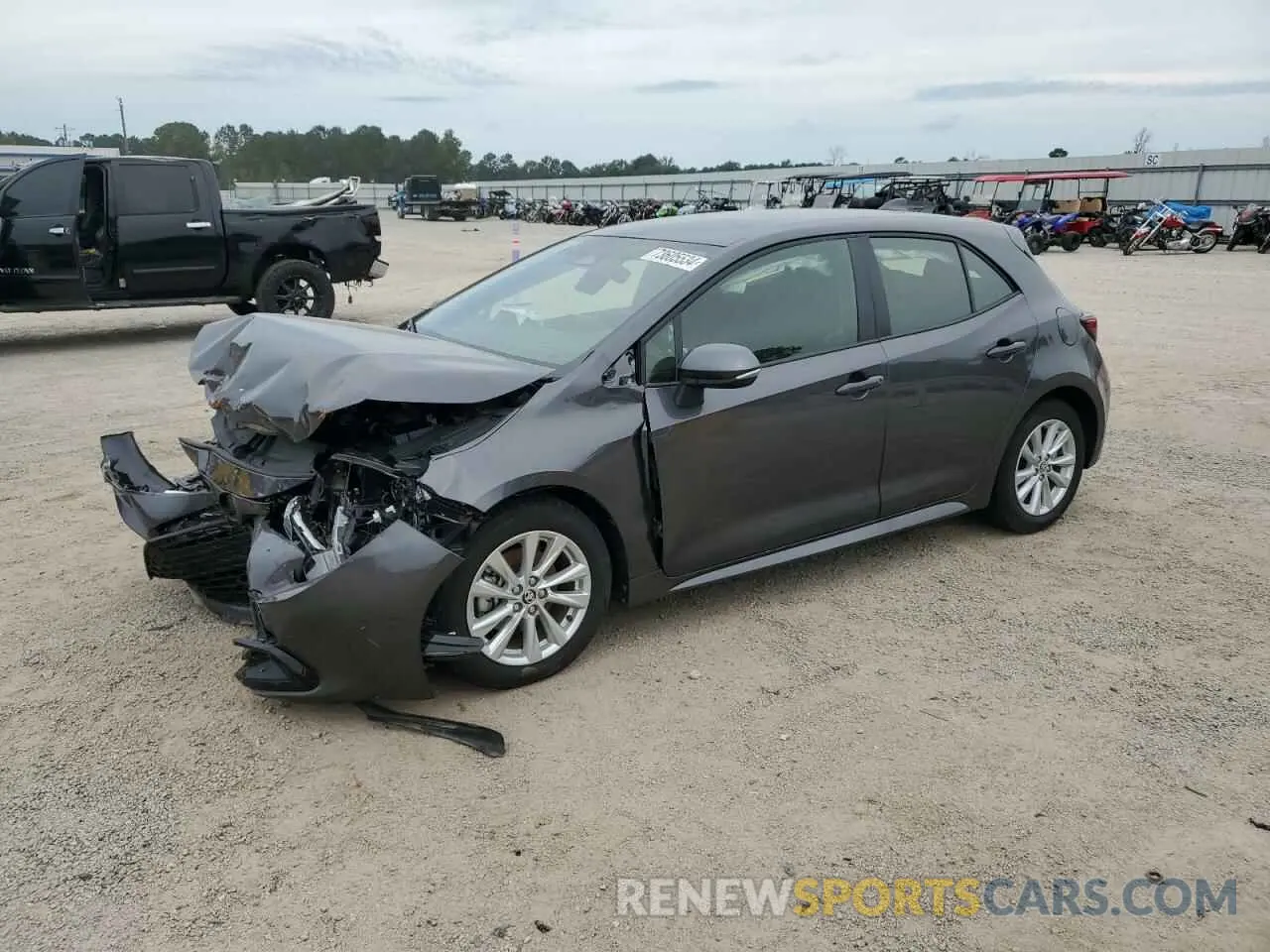 1 fotografías del automóvil dañado JTND4MBE8S3233157 TOYOTA COROLLA 2025