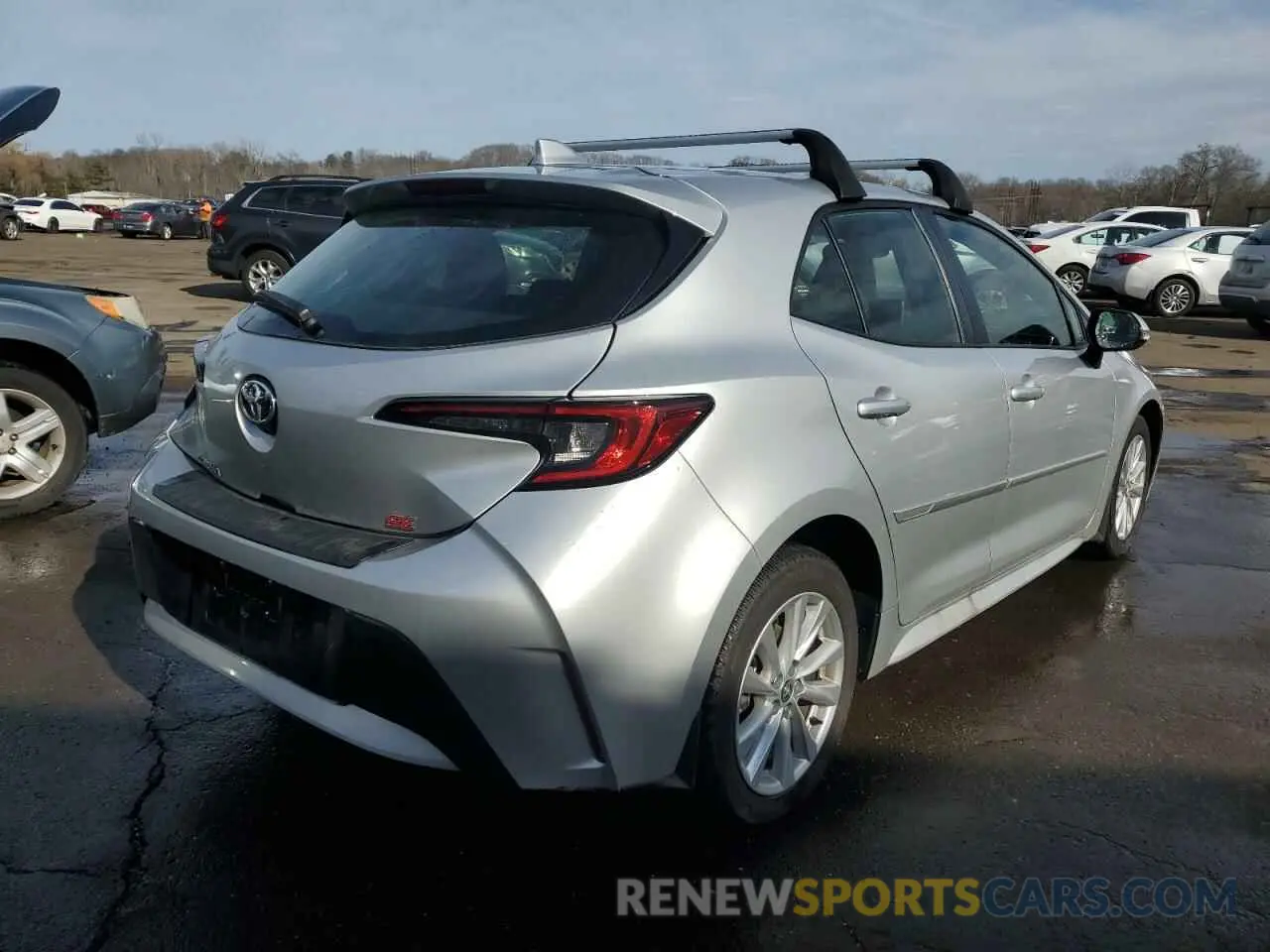 3 fotografías del automóvil dañado JTND4MBEXS3233550 TOYOTA COROLLA 2025
