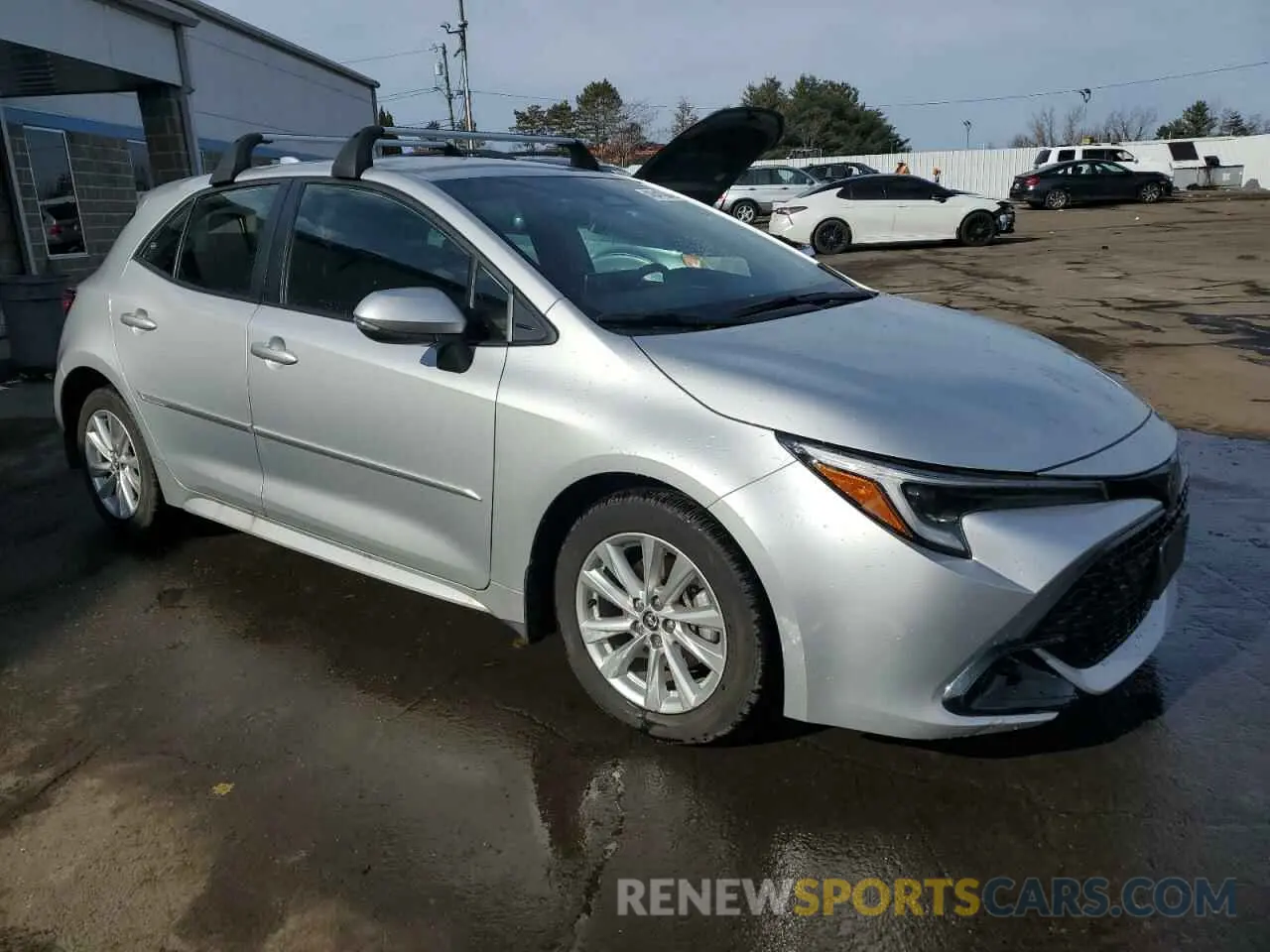 4 fotografías del automóvil dañado JTND4MBEXS3233550 TOYOTA COROLLA 2025