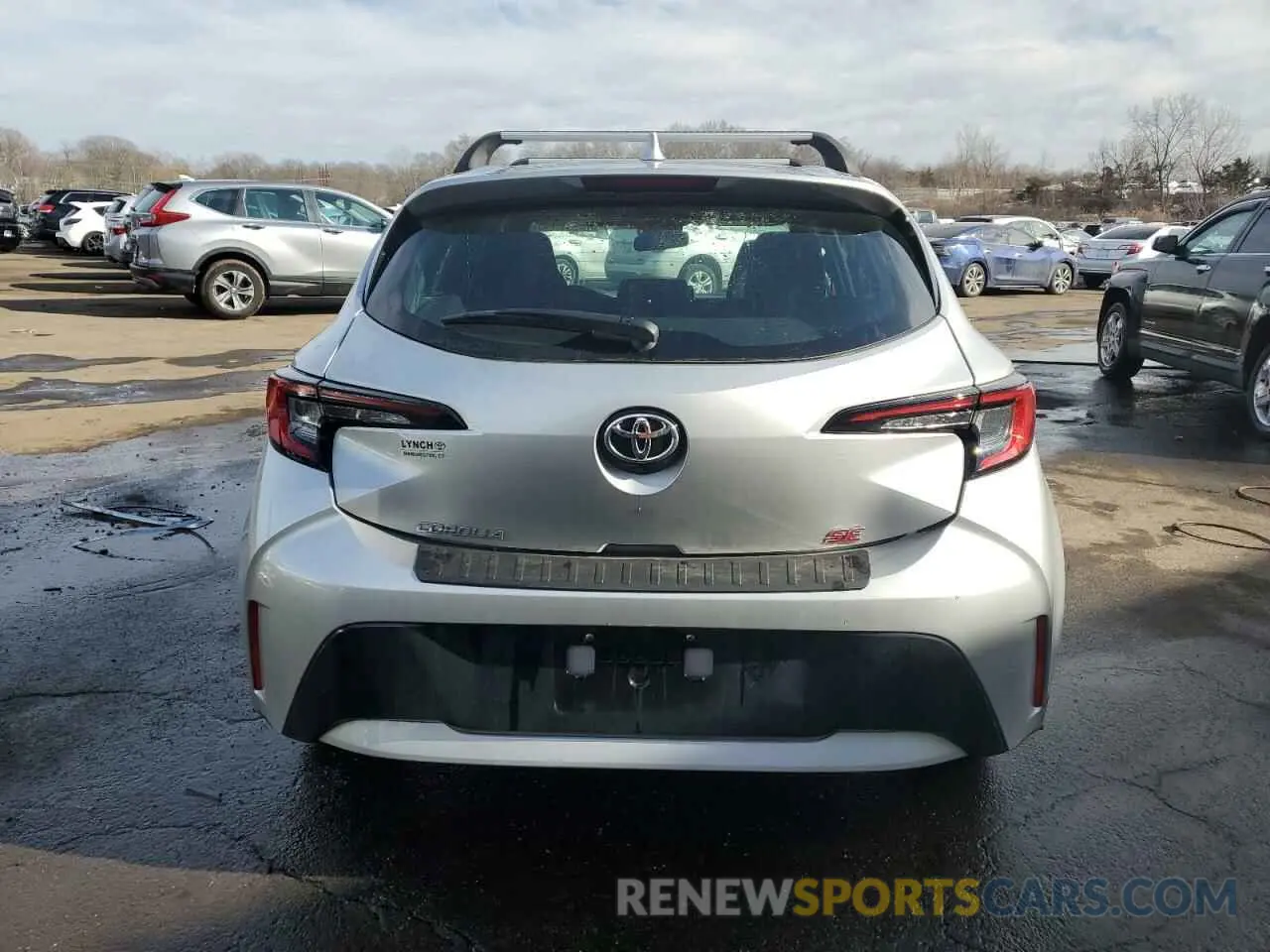6 fotografías del automóvil dañado JTND4MBEXS3233550 TOYOTA COROLLA 2025