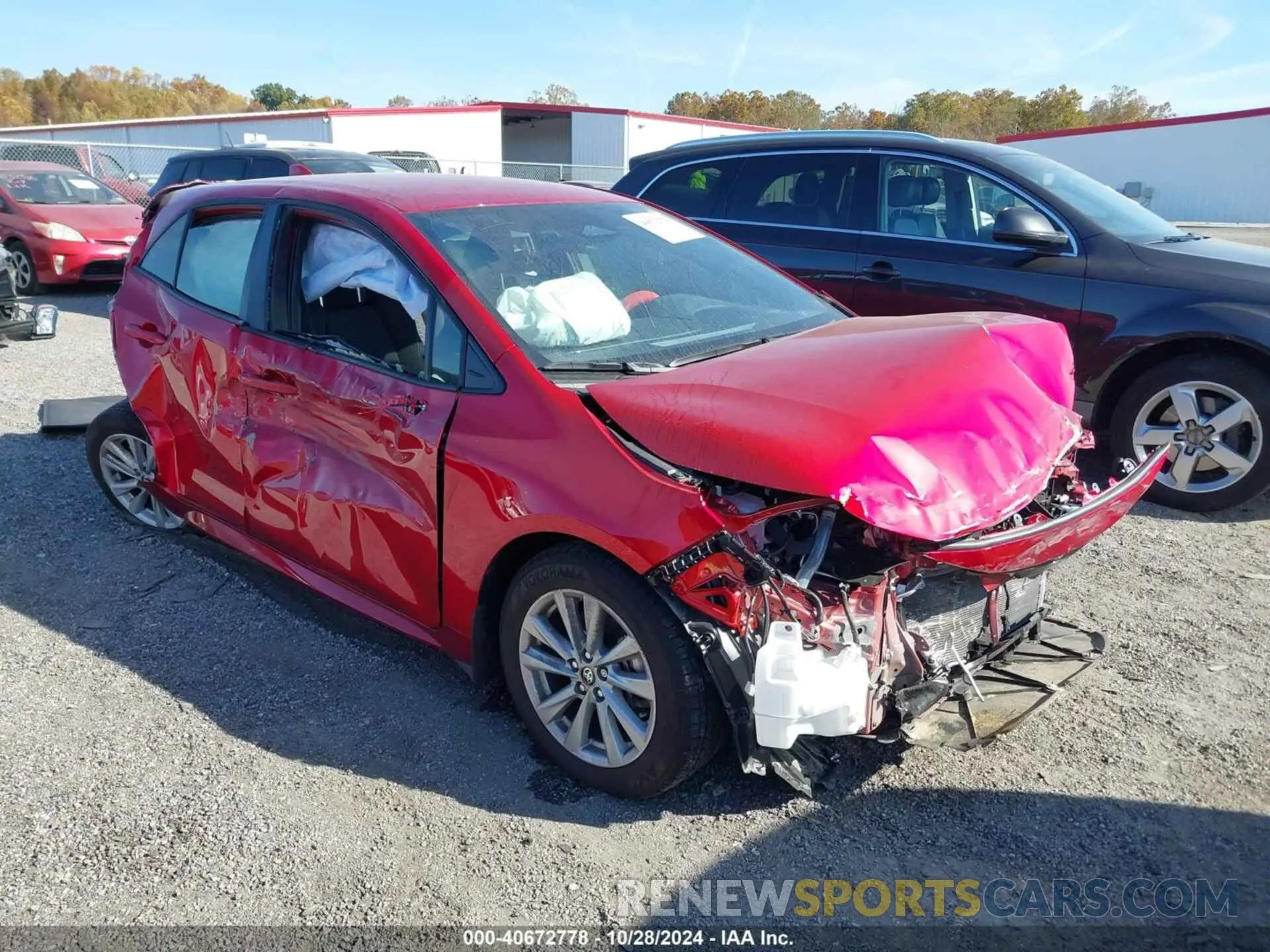 1 fotografías del automóvil dañado JTND4MBEXS3234262 TOYOTA COROLLA 2025