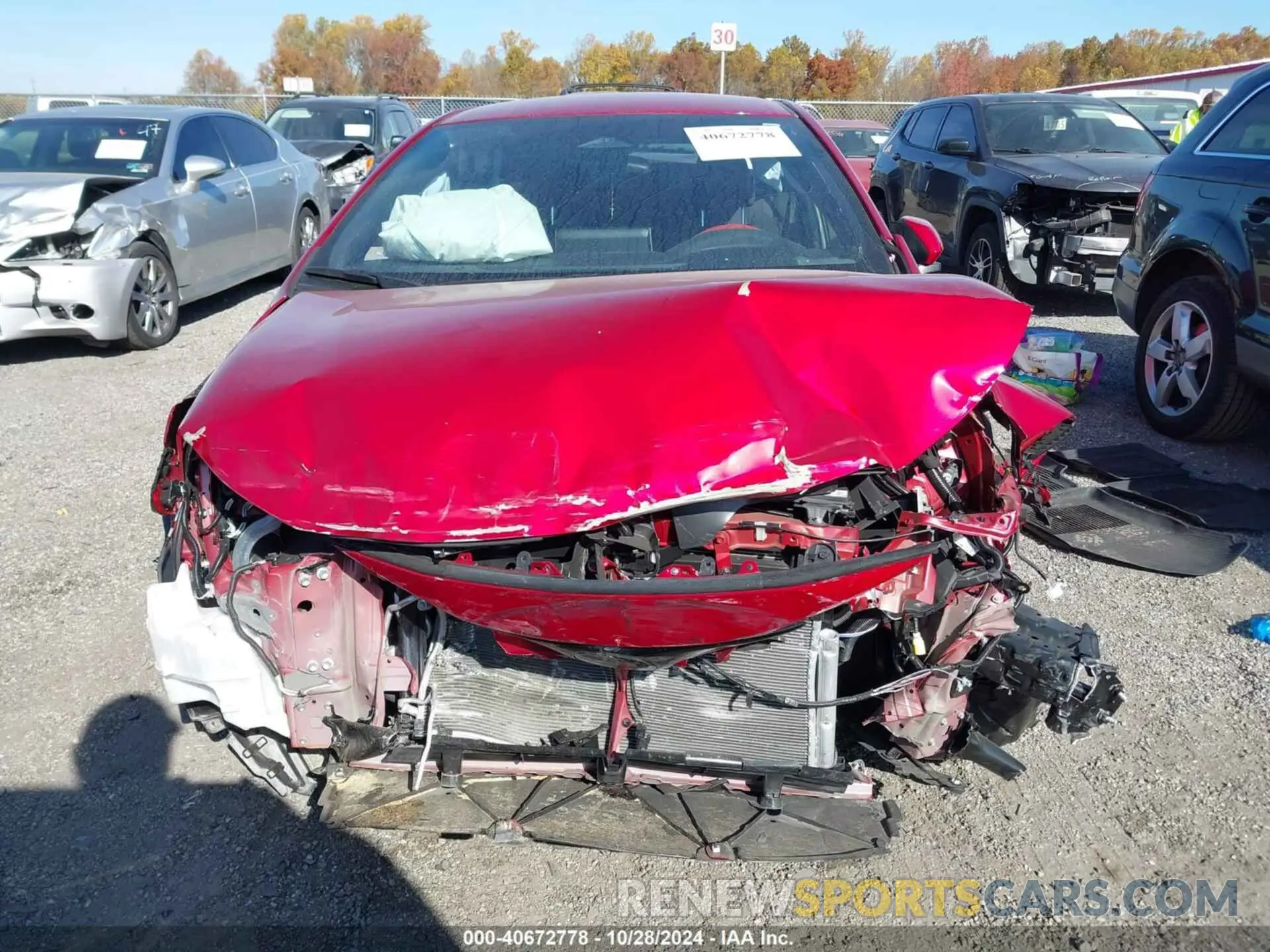 12 fotografías del automóvil dañado JTND4MBEXS3234262 TOYOTA COROLLA 2025