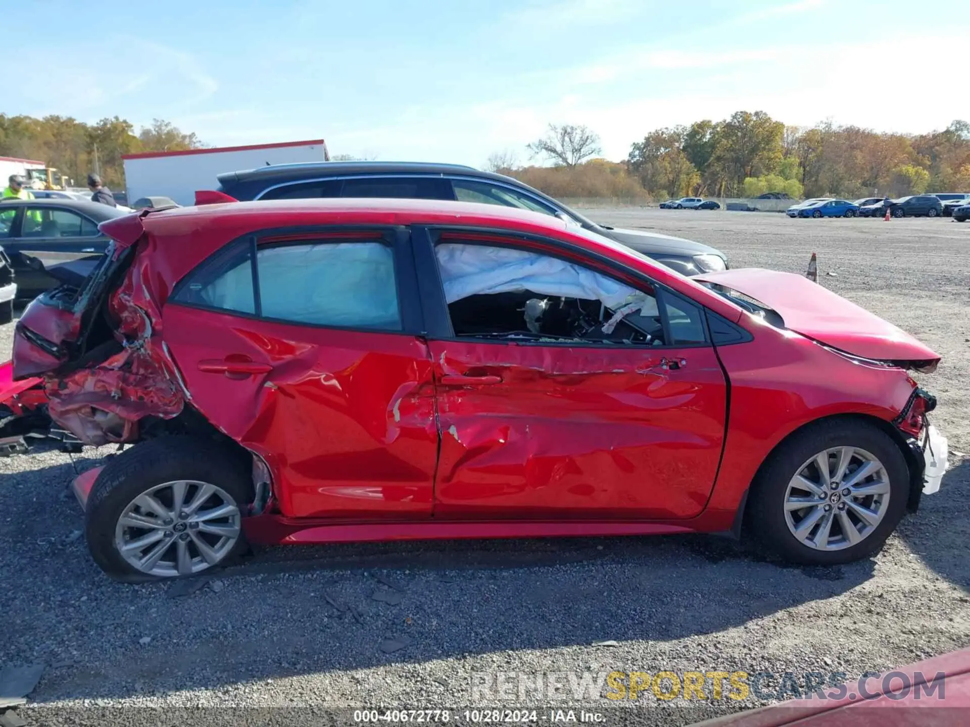 13 fotografías del automóvil dañado JTND4MBEXS3234262 TOYOTA COROLLA 2025