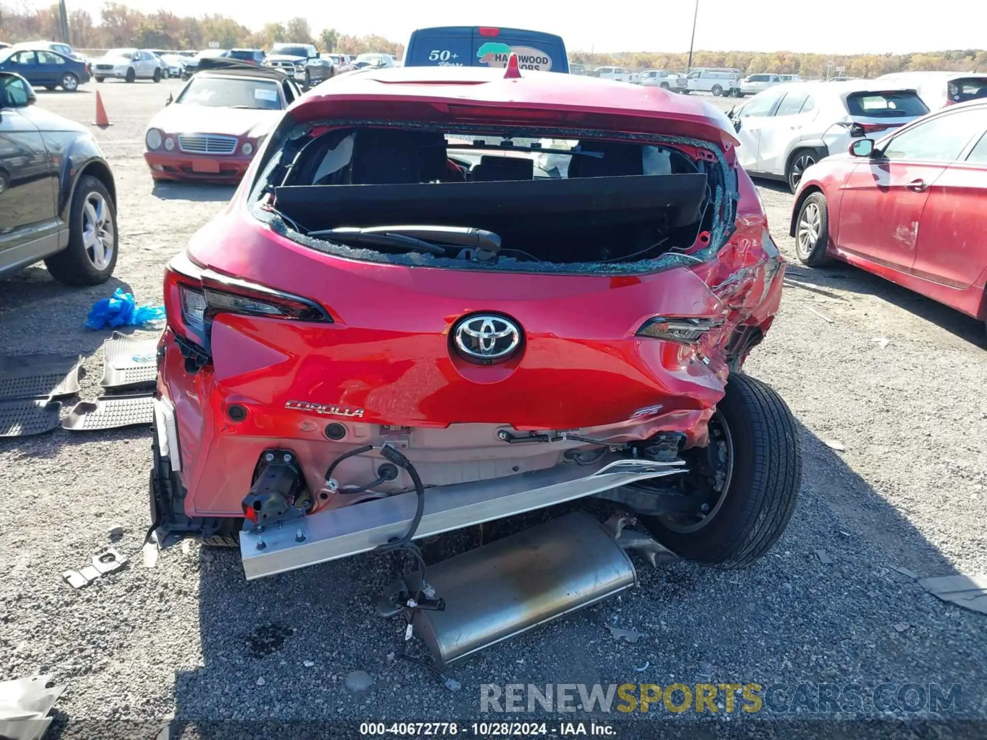 16 fotografías del automóvil dañado JTND4MBEXS3234262 TOYOTA COROLLA 2025