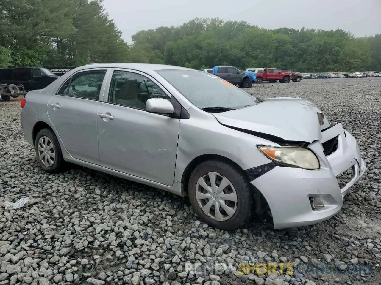 4 fotografías del automóvil dañado JTDBL40E49J044335 TOYOTA COROLLA 2026