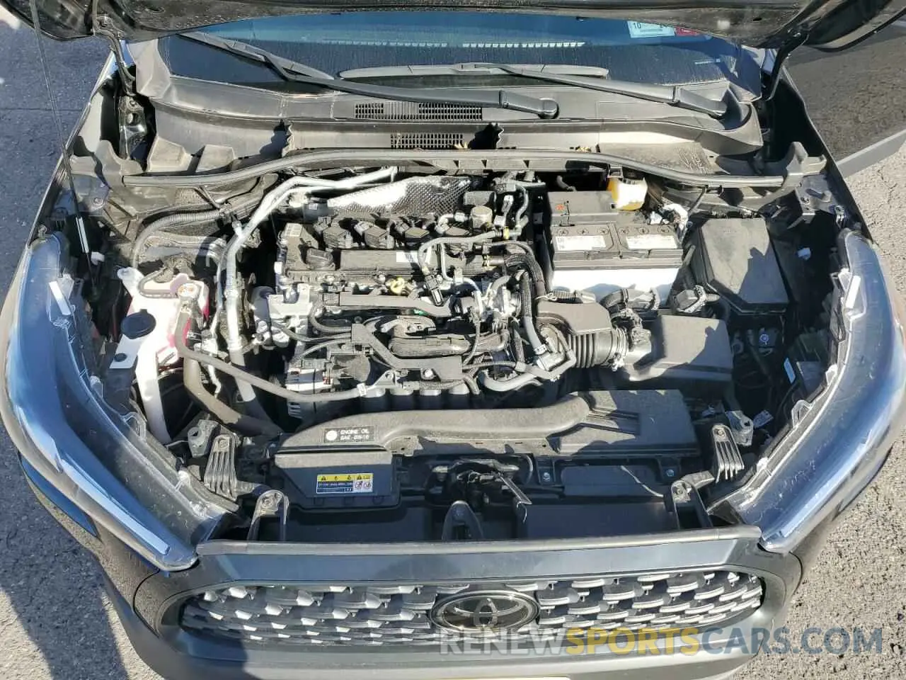 11 fotografías del automóvil dañado 7MUAAABG6NV031412 TOYOTA COROLLA CR 2022