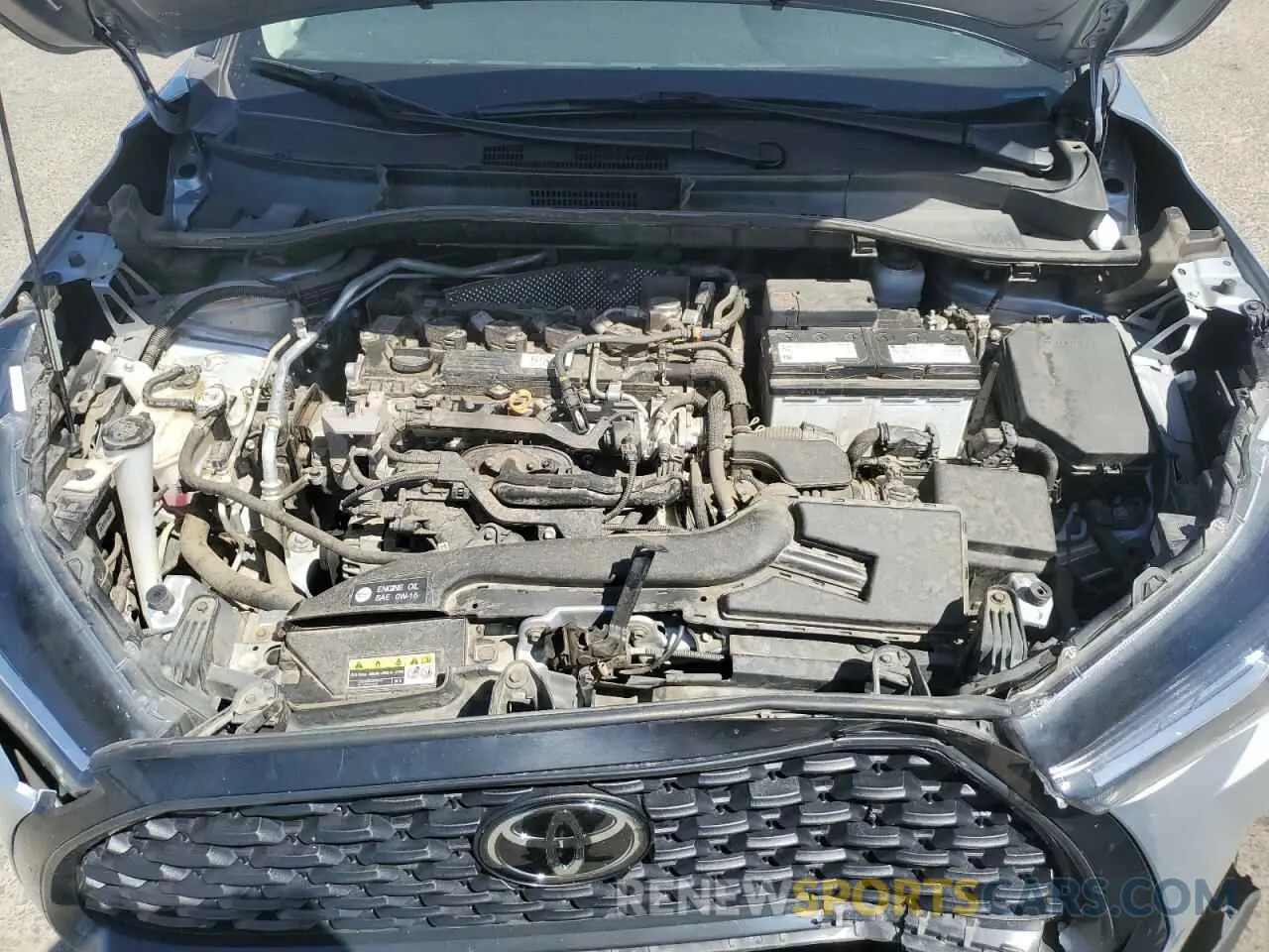 12 fotografías del automóvil dañado 7MUBAAAG2NV002138 TOYOTA COROLLA CR 2022