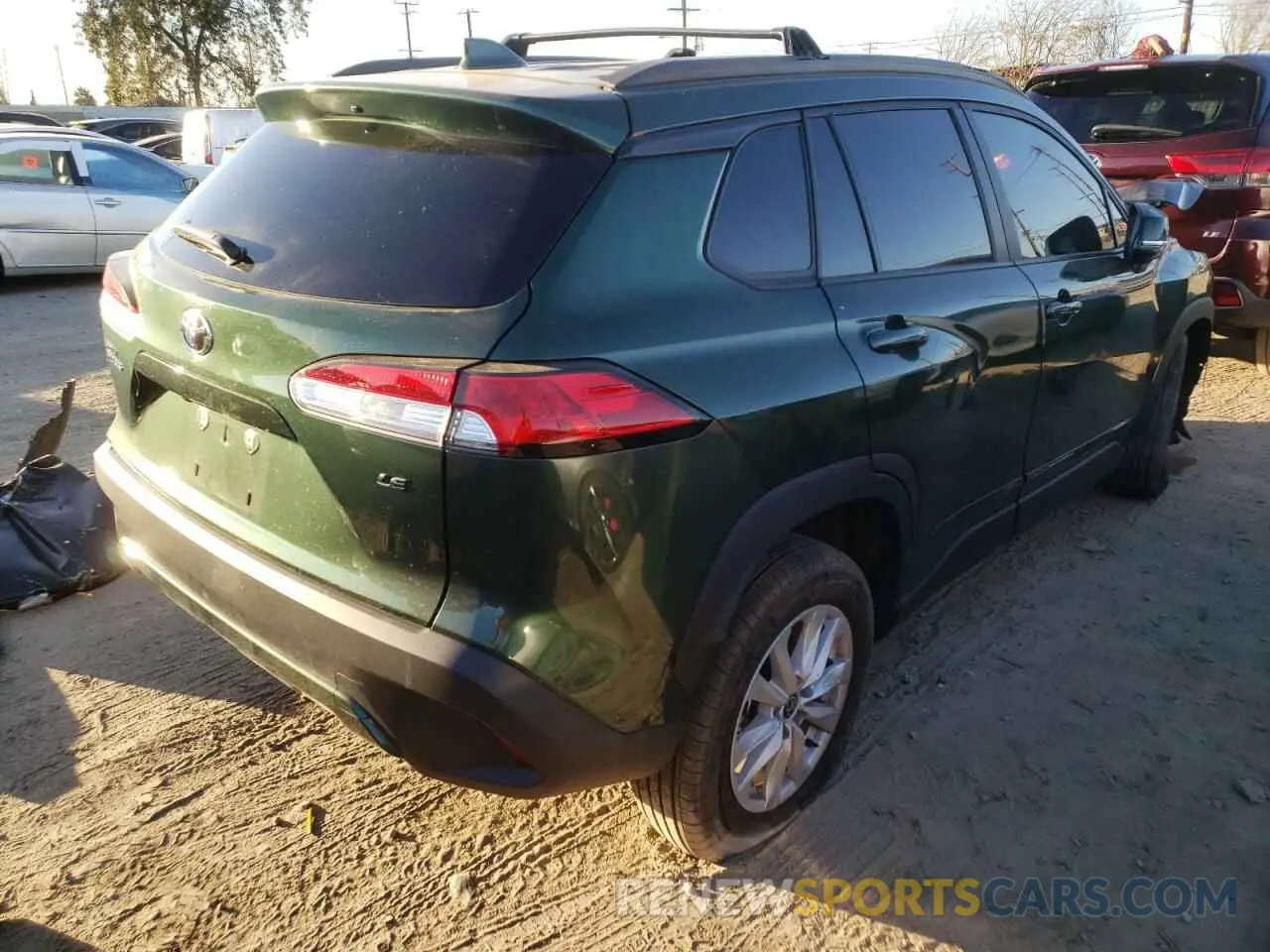 3 fotografías del automóvil dañado 7MUBAAAG4NV002500 TOYOTA COROLLA CR 2022