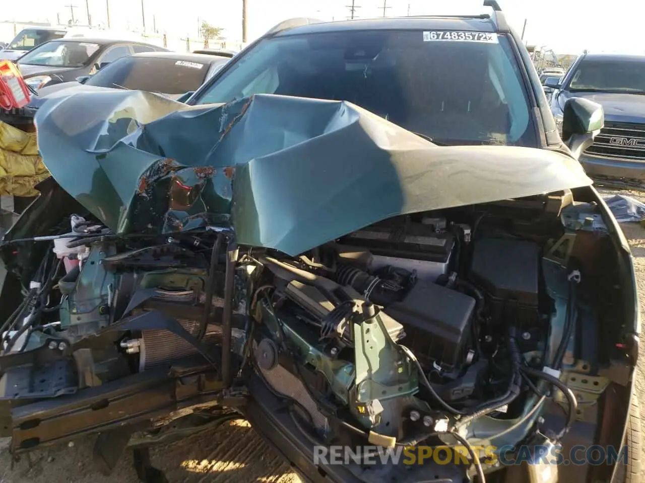 5 fotografías del automóvil dañado 7MUBAAAG4NV002500 TOYOTA COROLLA CR 2022