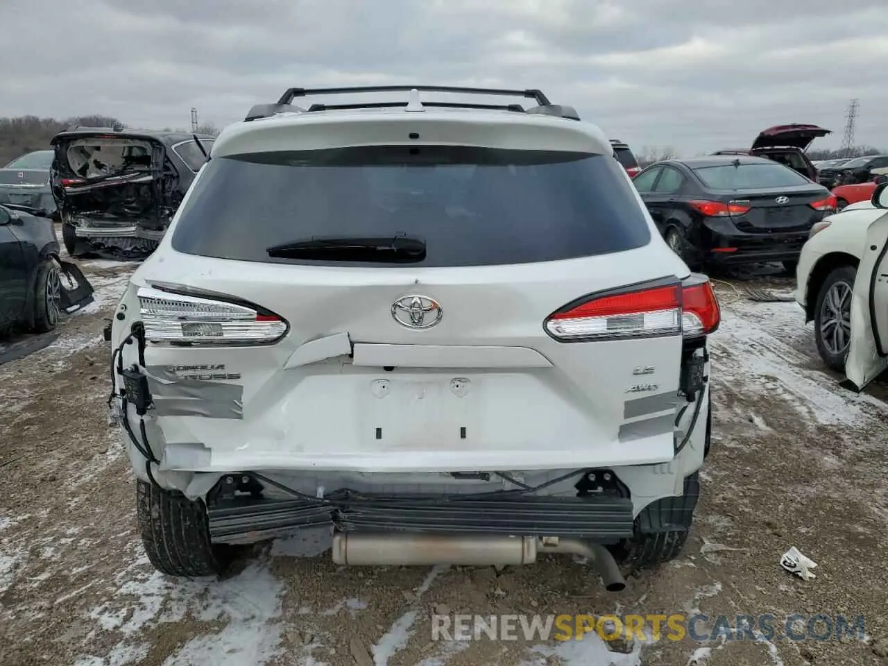 6 fotografías del automóvil dañado 7MUBAABG4NV021532 TOYOTA COROLLA CR 2022