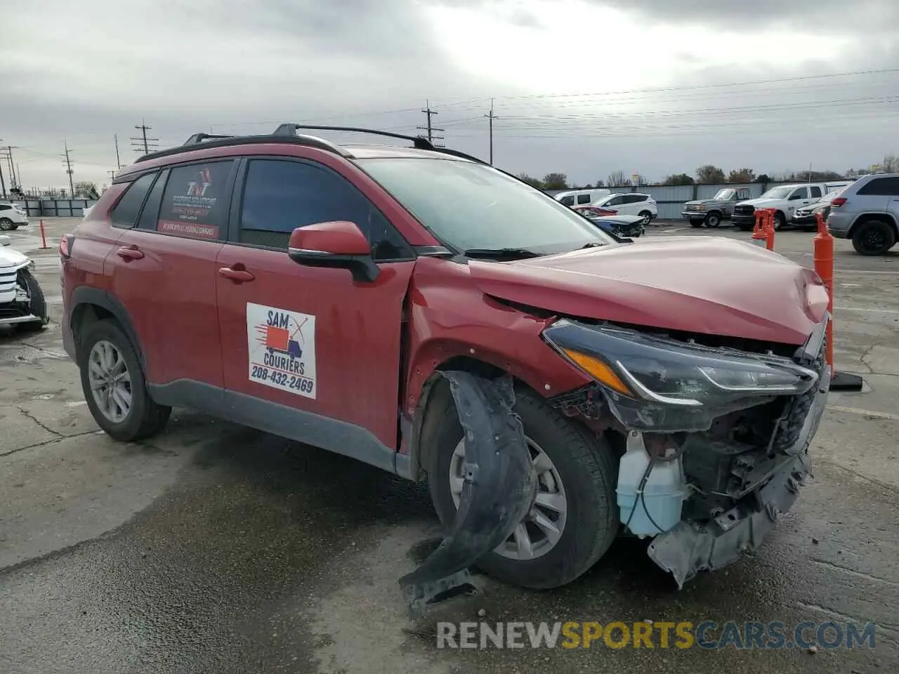 4 fotografías del automóvil dañado 7MUBAABG6NV032628 TOYOTA COROLLA CR 2022