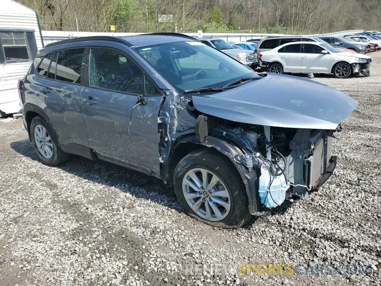 4 fotografías del automóvil dañado 7MUCAAAG1NV019209 TOYOTA COROLLA CR 2022