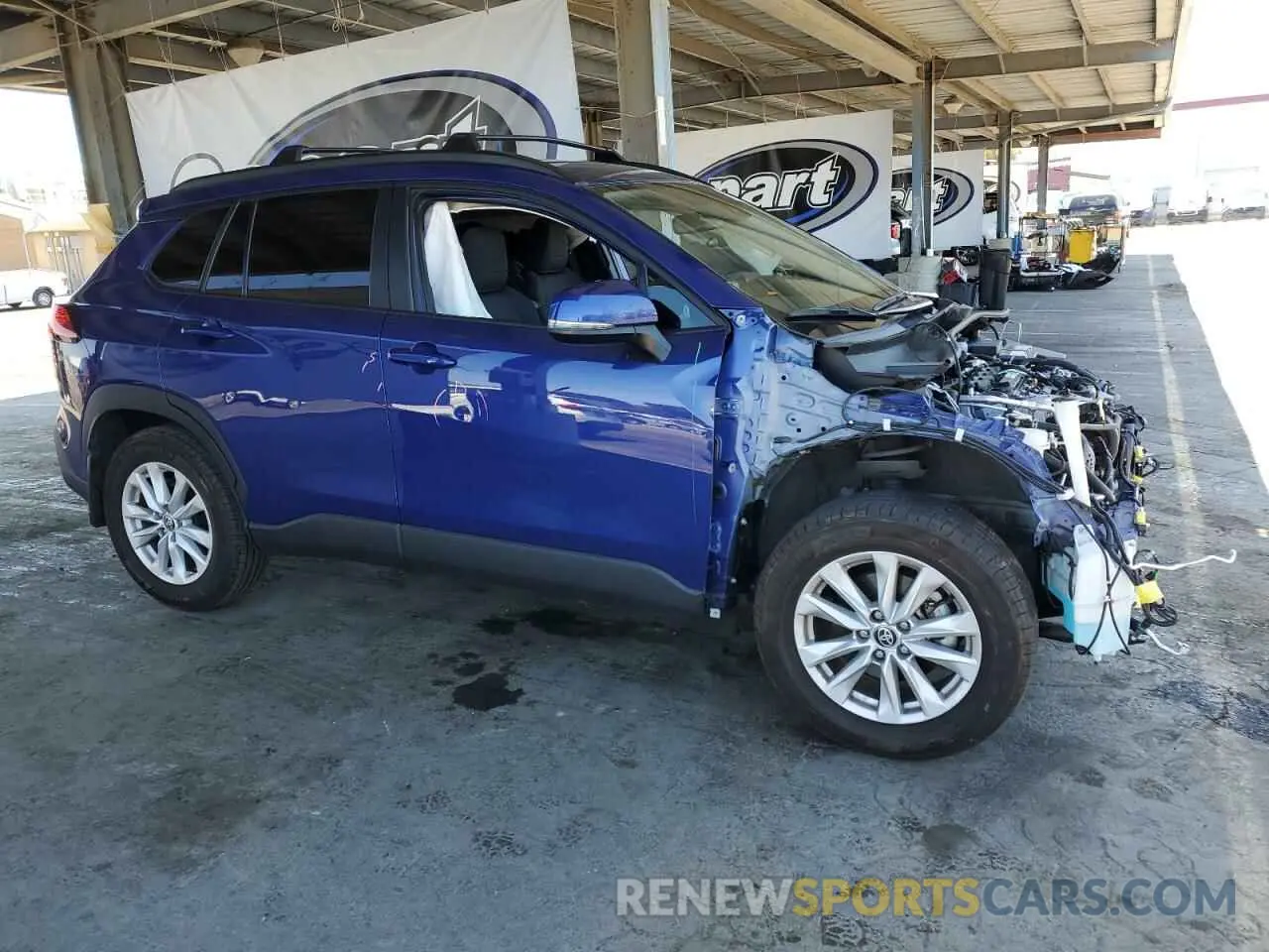 4 fotografías del automóvil dañado 7MUCAAAG6NV021103 TOYOTA COROLLA CR 2022