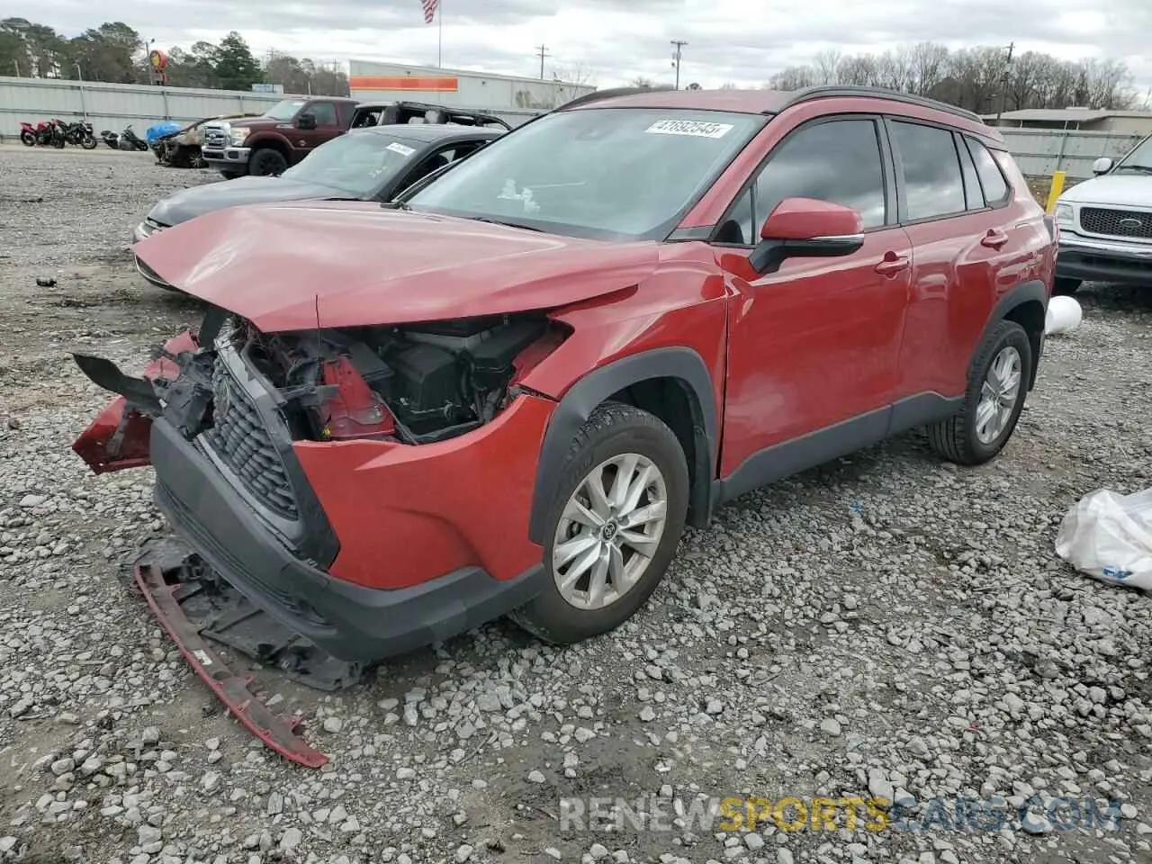 1 fotografías del automóvil dañado 7MUCAAAG6NV027435 TOYOTA COROLLA CR 2022