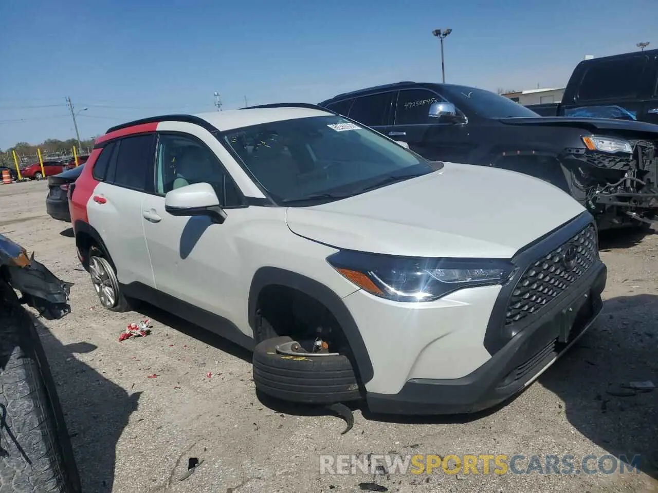 4 fotografías del automóvil dañado 7MUCAAAG6NV032473 TOYOTA COROLLA CR 2022