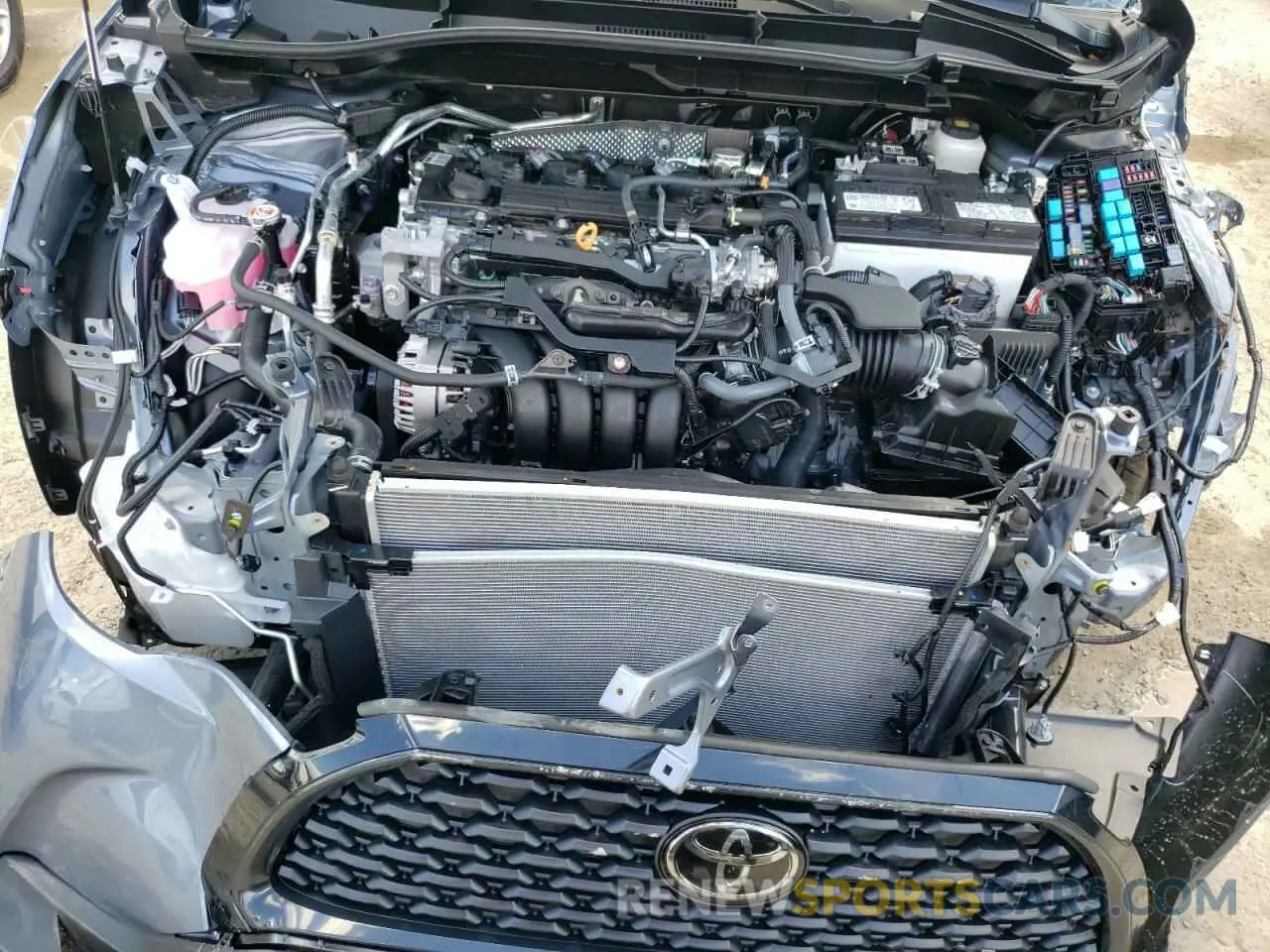 7 fotografías del automóvil dañado 7MUCAAAGXNV022738 TOYOTA COROLLA CR 2022