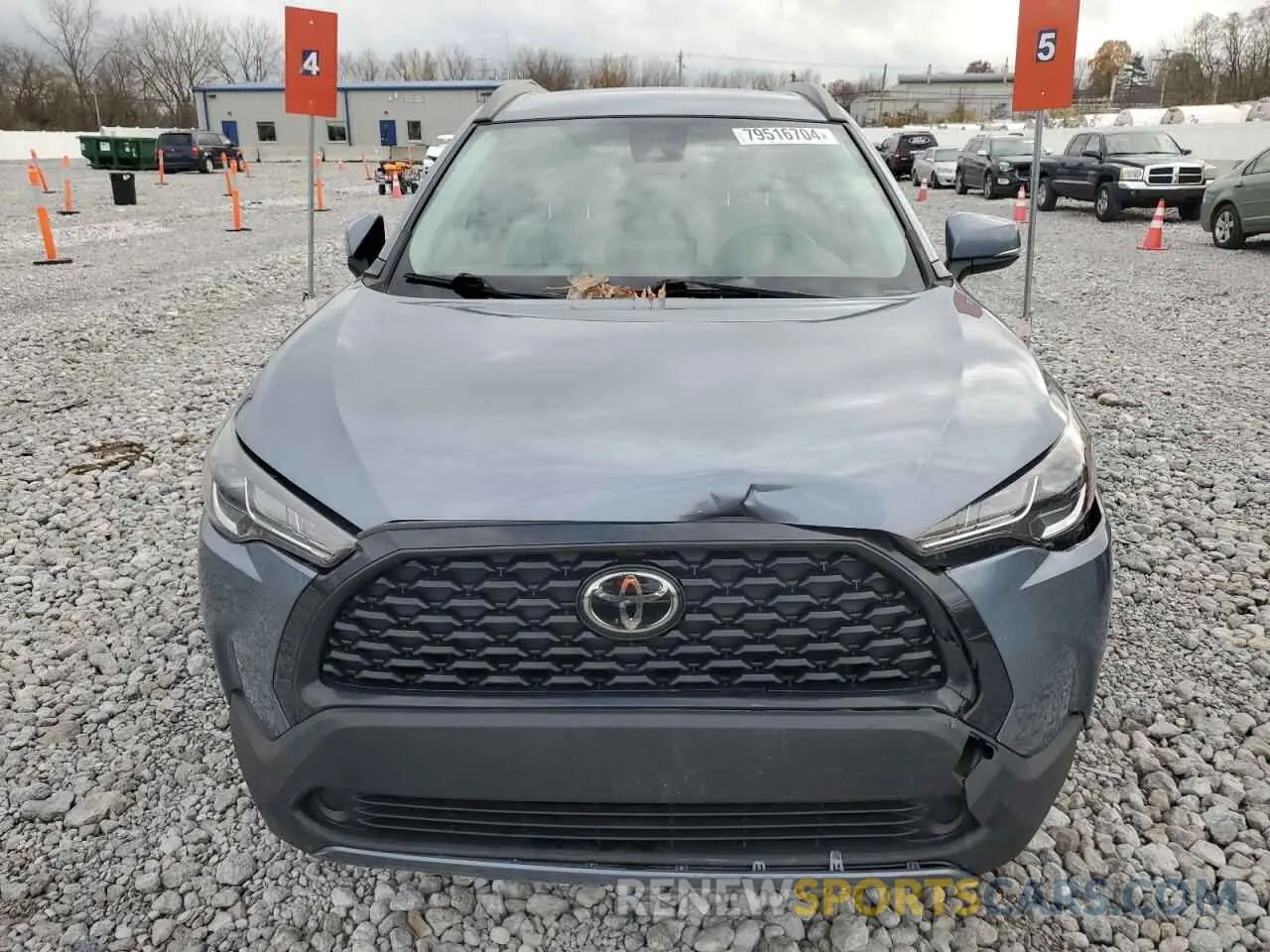 5 fotografías del automóvil dañado 7MUCAABG2NV010419 TOYOTA COROLLA CR 2022