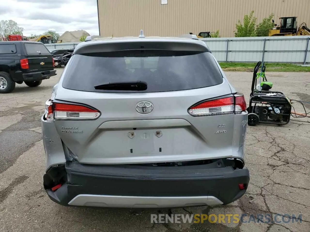 6 fotografías del automóvil dañado 7MUCAABG7NV021335 TOYOTA COROLLA CR 2022