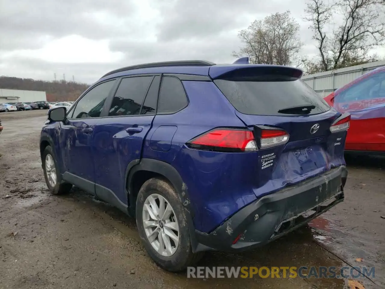 3 fotografías del automóvil dañado 7MUCAABG9NV010918 TOYOTA COROLLA CR 2022