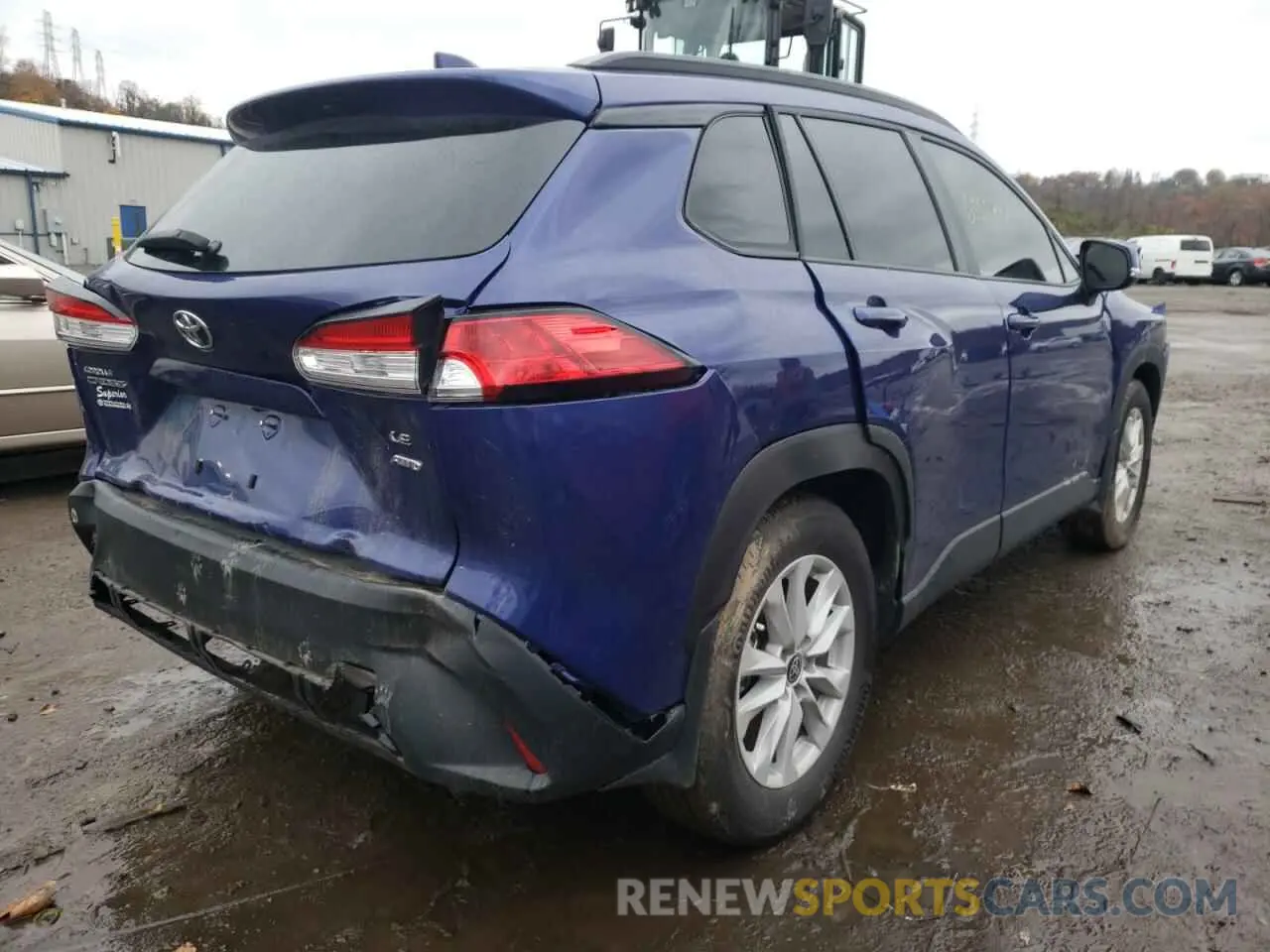 4 fotografías del automóvil dañado 7MUCAABG9NV010918 TOYOTA COROLLA CR 2022